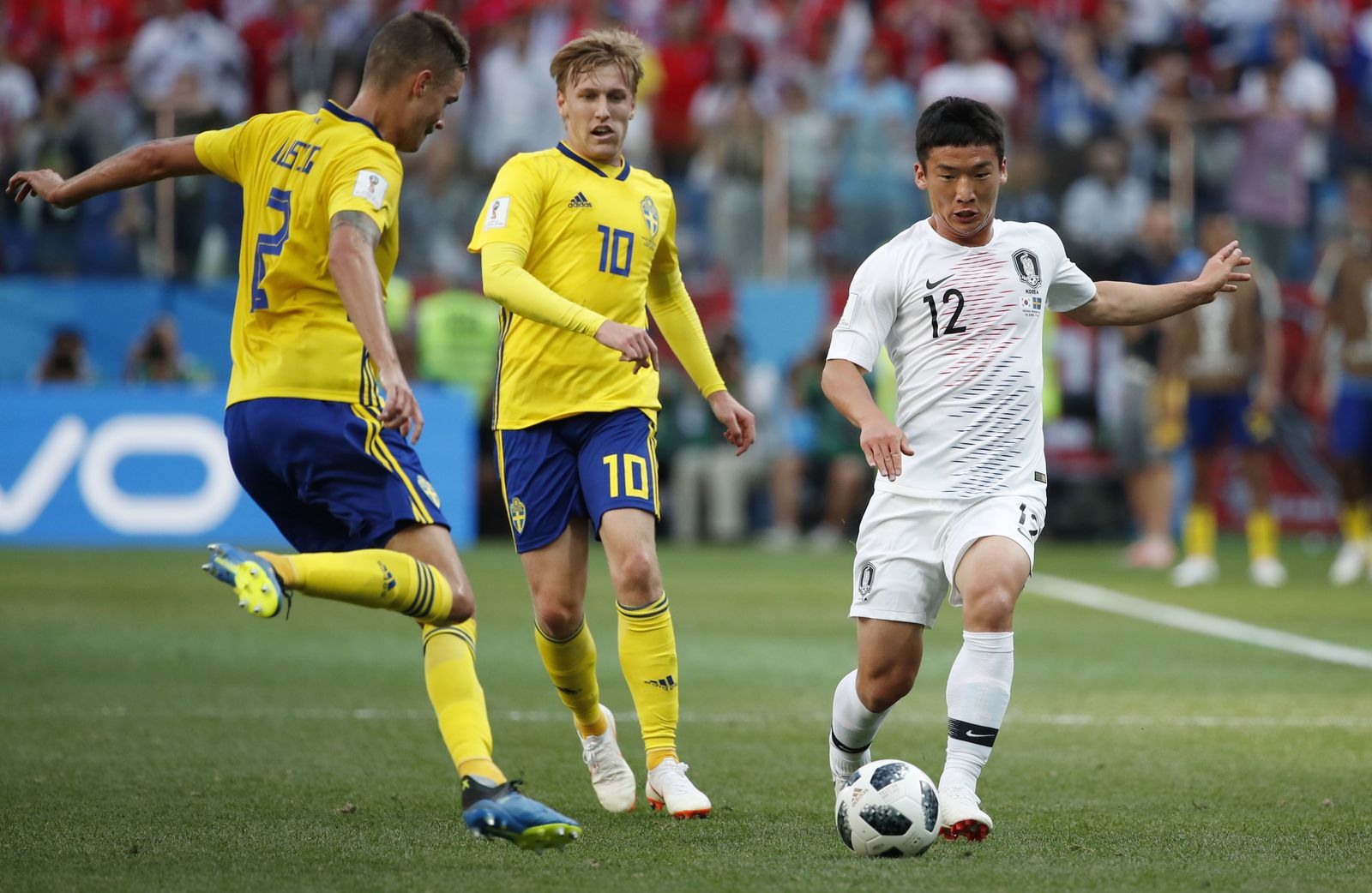 Las imágenes del Suecia-Corea del Sur