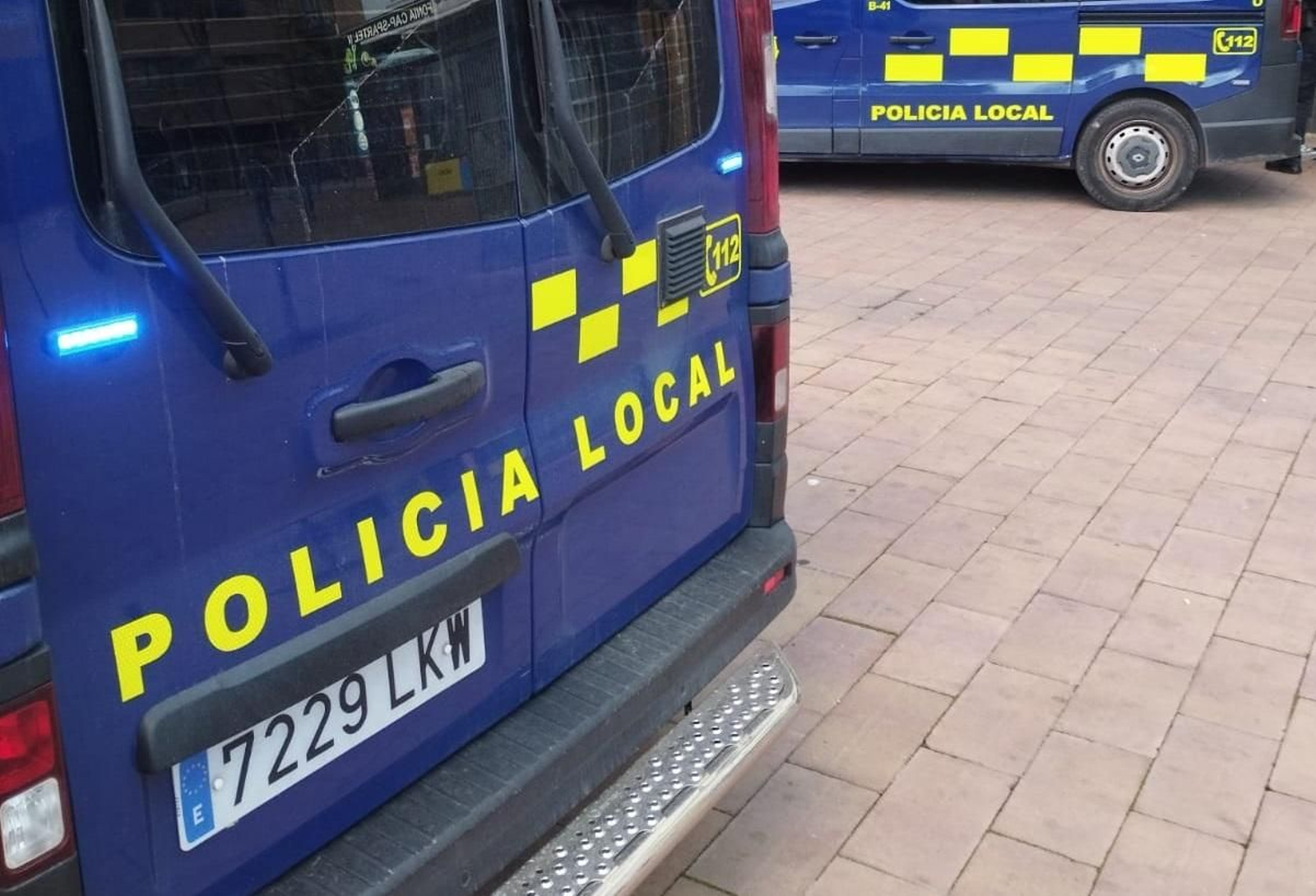 Unidad de Respuesta Operativa (URO) de la Policía Local en la avenida Virgen del Carmen.