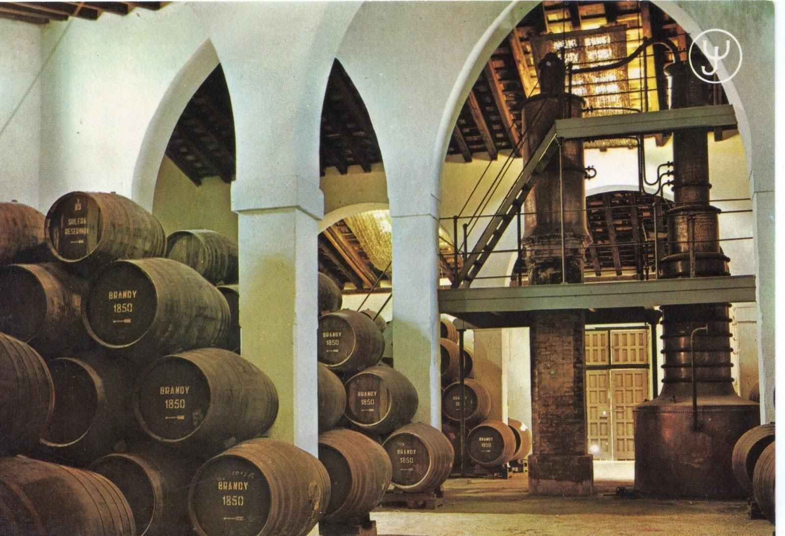 El desaparecido alambique de Bodegas Valdespino. El desaparecido alambique de Bodegas Valdespino.