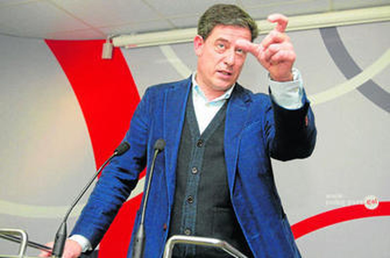 El secretario general de los socialistas de Galicia, José Ramón Gómez Besteiro.