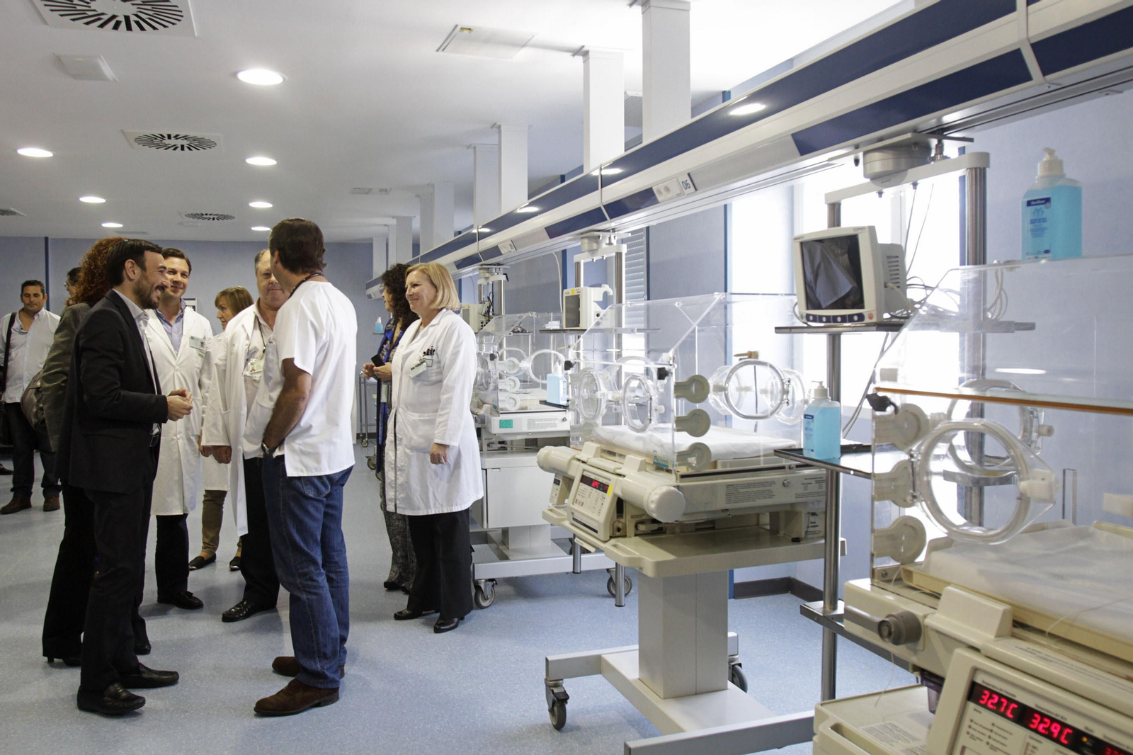 Imagen del área de Neonatología cuando se inauguró la ampliación de sus instalaciones.