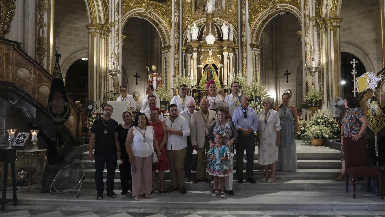 Ofrenda floral a la Virgen del Mar en la Feria de Almería 2024, en imágenes