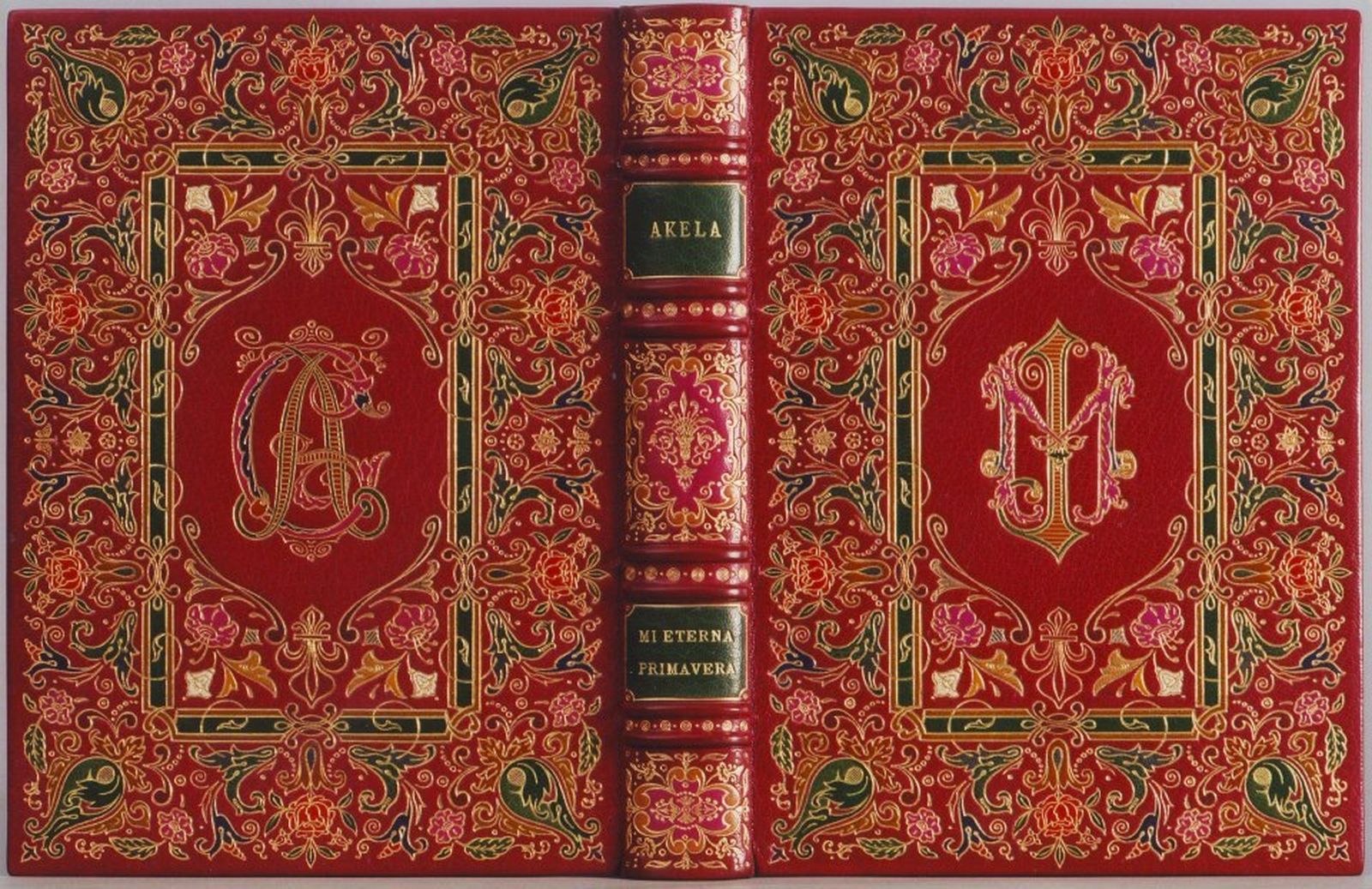 Encuadernación del libro 'Mi Eterna Primavera'.