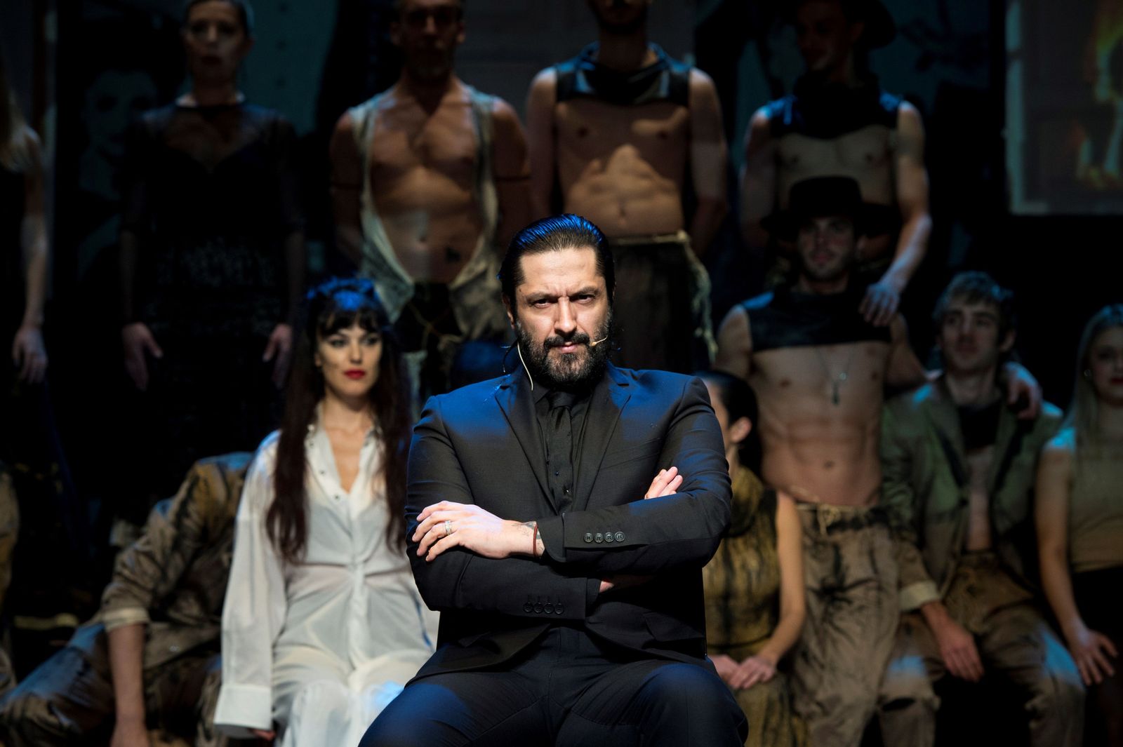 Rafael Amargo, en la presentación de su espectáculo 'Yerma'.