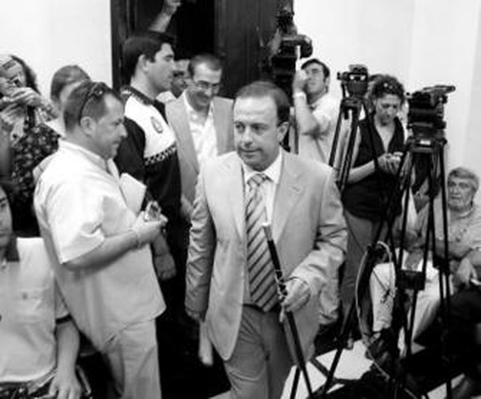 El ya ex alcalde de Bollullos por el PSOE, Carlos Sánchez.