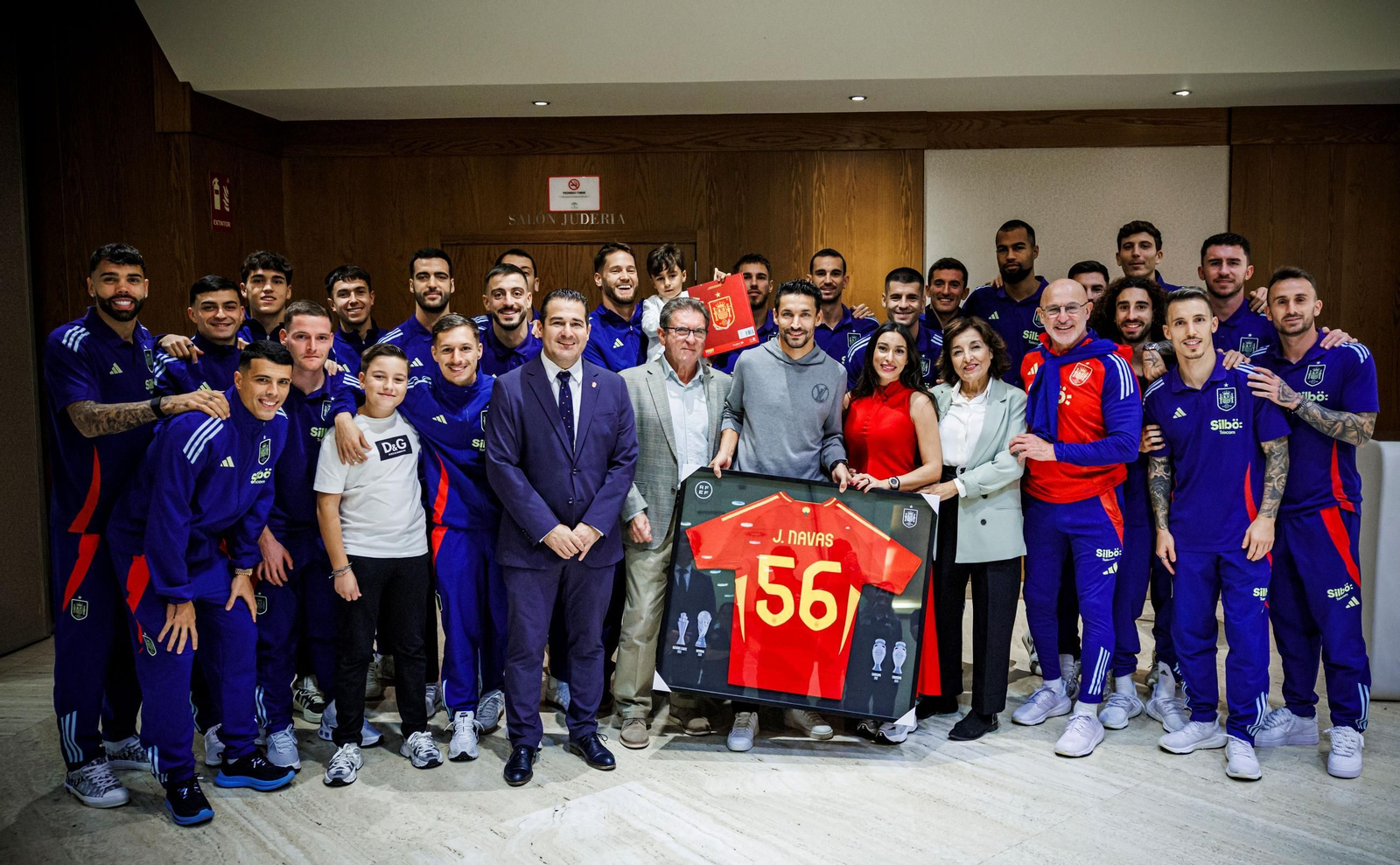 Las fotos del homenaje a Jesús Navas y de la selección en Córdoba