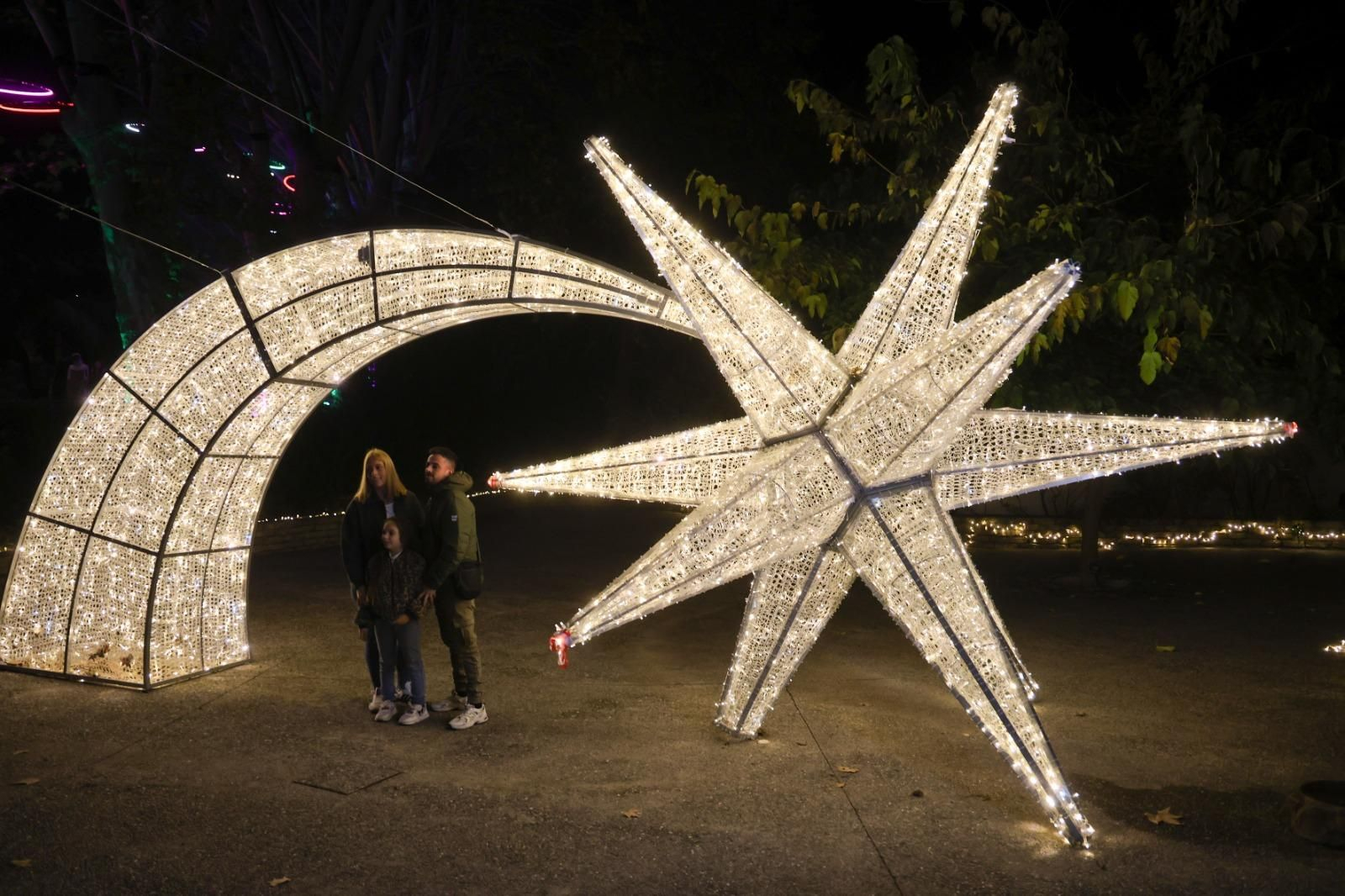El espectaculo 'La Navidad en el Jardín de las Maravillas¡ en el Jardín Botánico, en imágenes