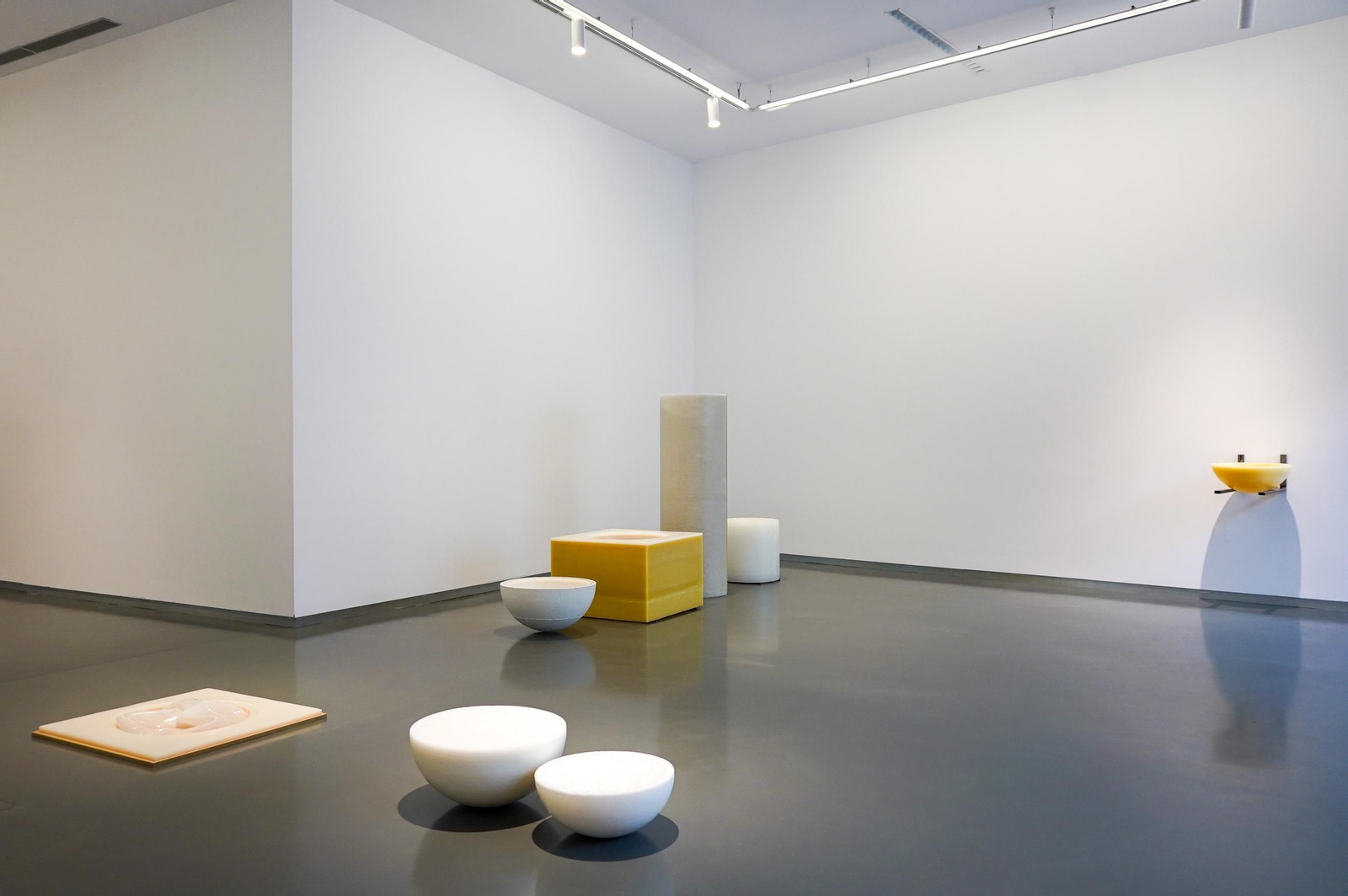 Vista general de la exposición 'Armazón y envoltura' de Mercedes Pimiento en Alarcón Criado.