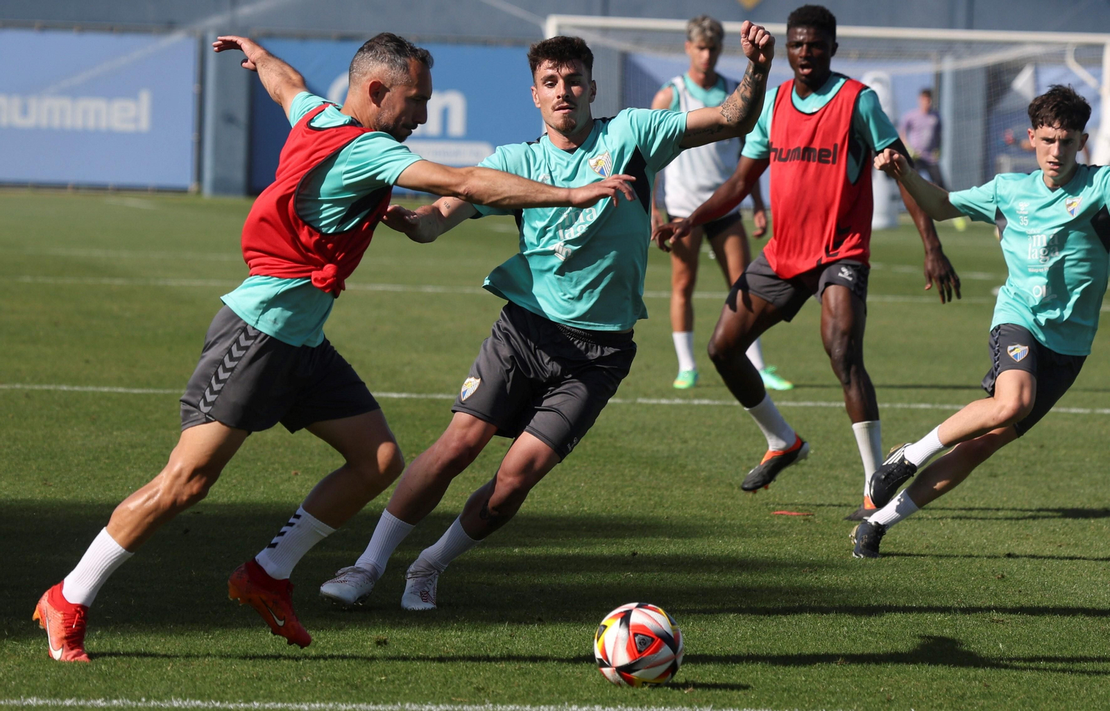 Pellicer aprieta en la vuelta del Málaga CF al trabajo