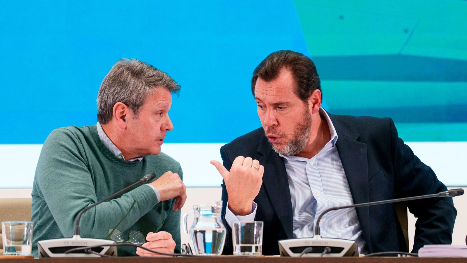 Óscar Puente y JA Santano.