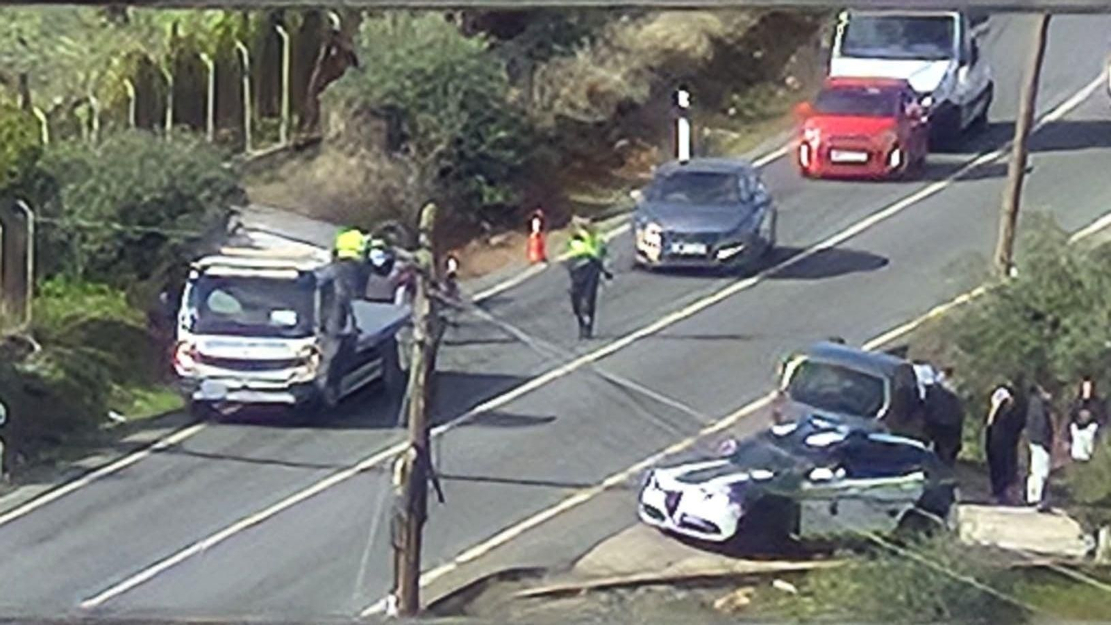 Localización del accidente.