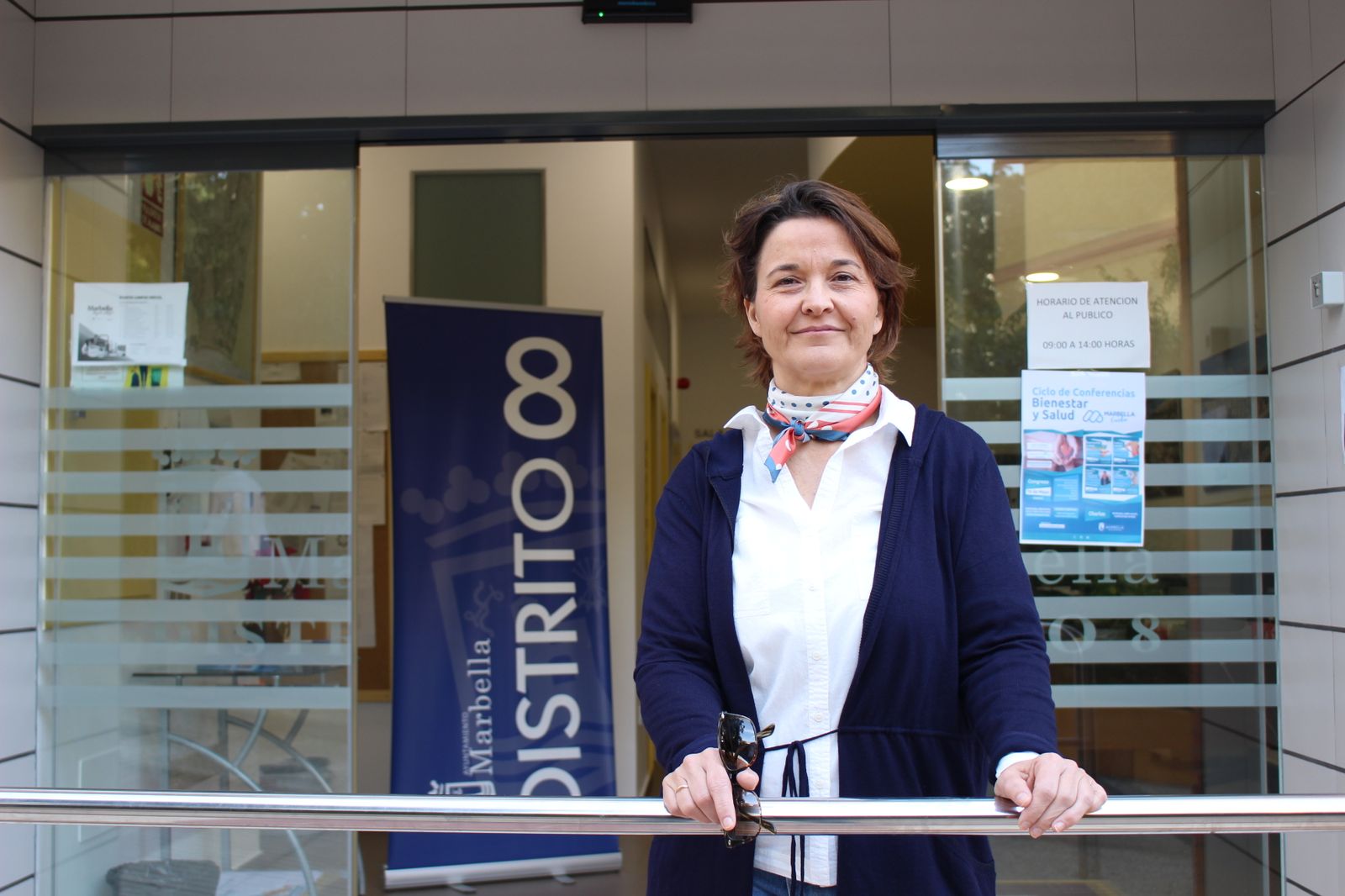 La presidenta de ‘Marbella feminista’, Carmen Varo.
