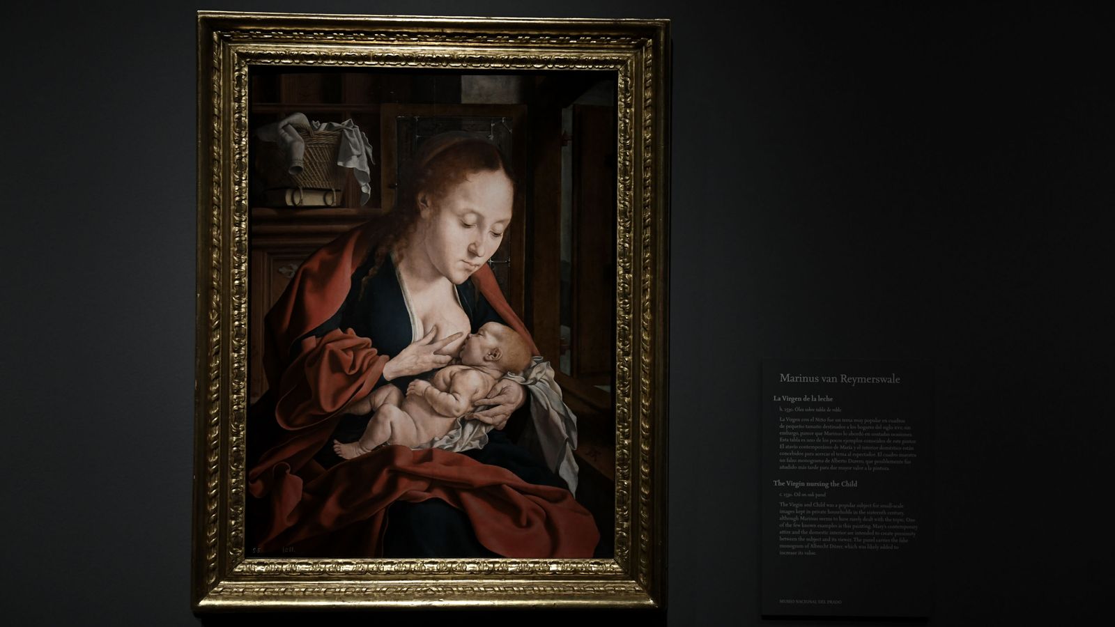 Una de las diez obras de Marinus incluidas en la muestra.