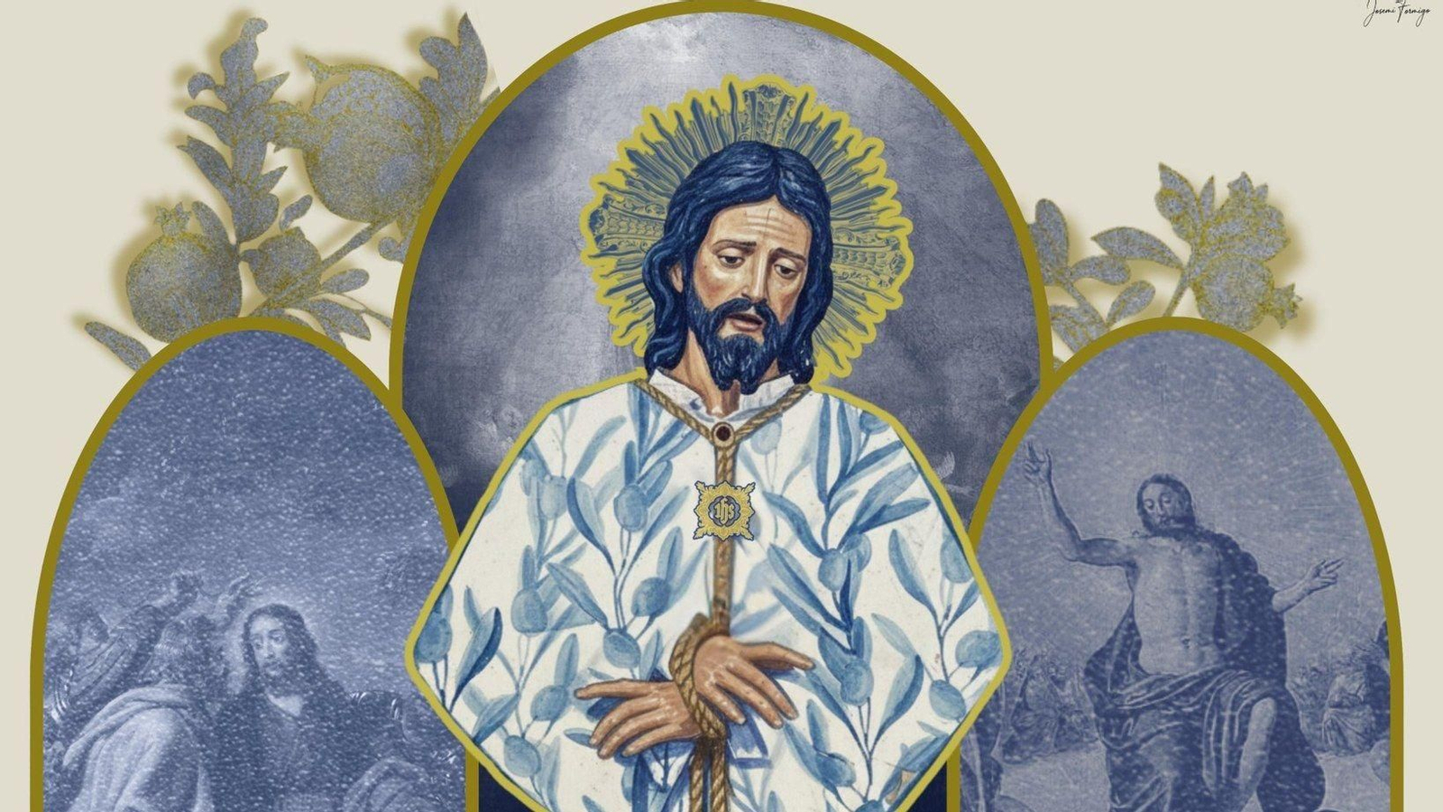 Cartel Oficial del Devoto Besapiés de Nuestro Padre Jesús Cautivo de Granada 2025