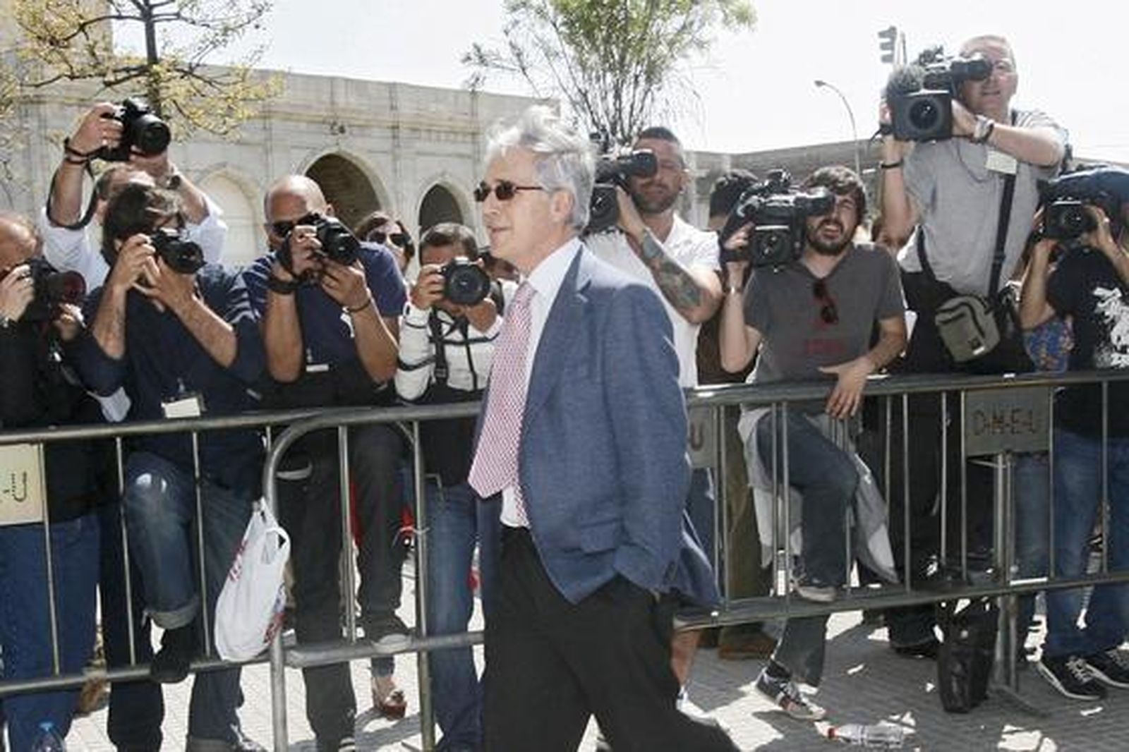 El juicio de la Operación Karlos ha generado una gran expectación mediática, congregando a casi un centenar de periodistas./Fotos:Joaquín Pino/Lourdes de Vicente  Foto: Joaquin Pino / Lourdes de Vicente