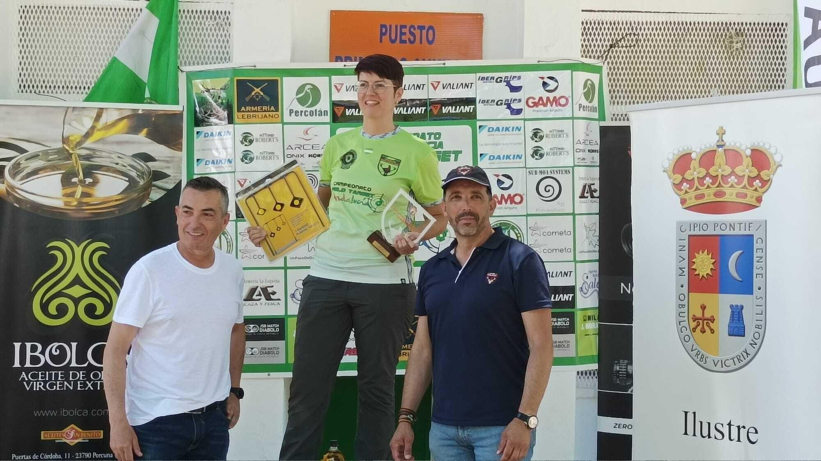 Imagen del podio.