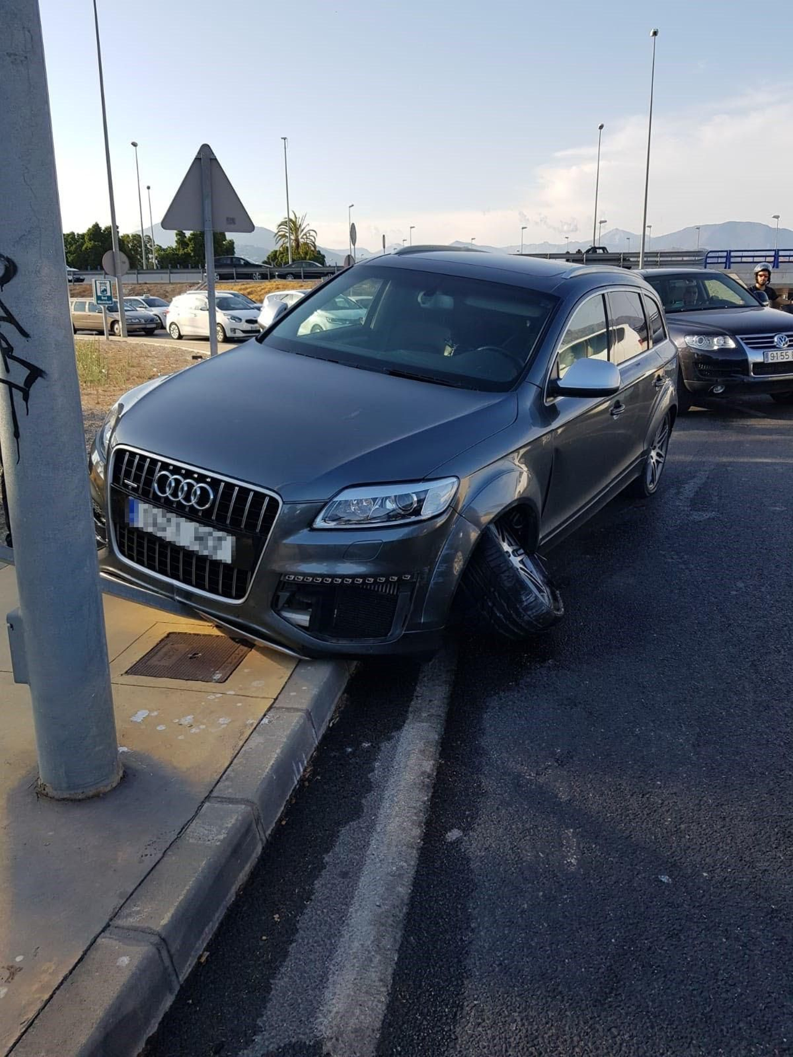Uno de los vehículos robados en la Costa del Sol Uno de los vehículos robados en la Costa del Sol