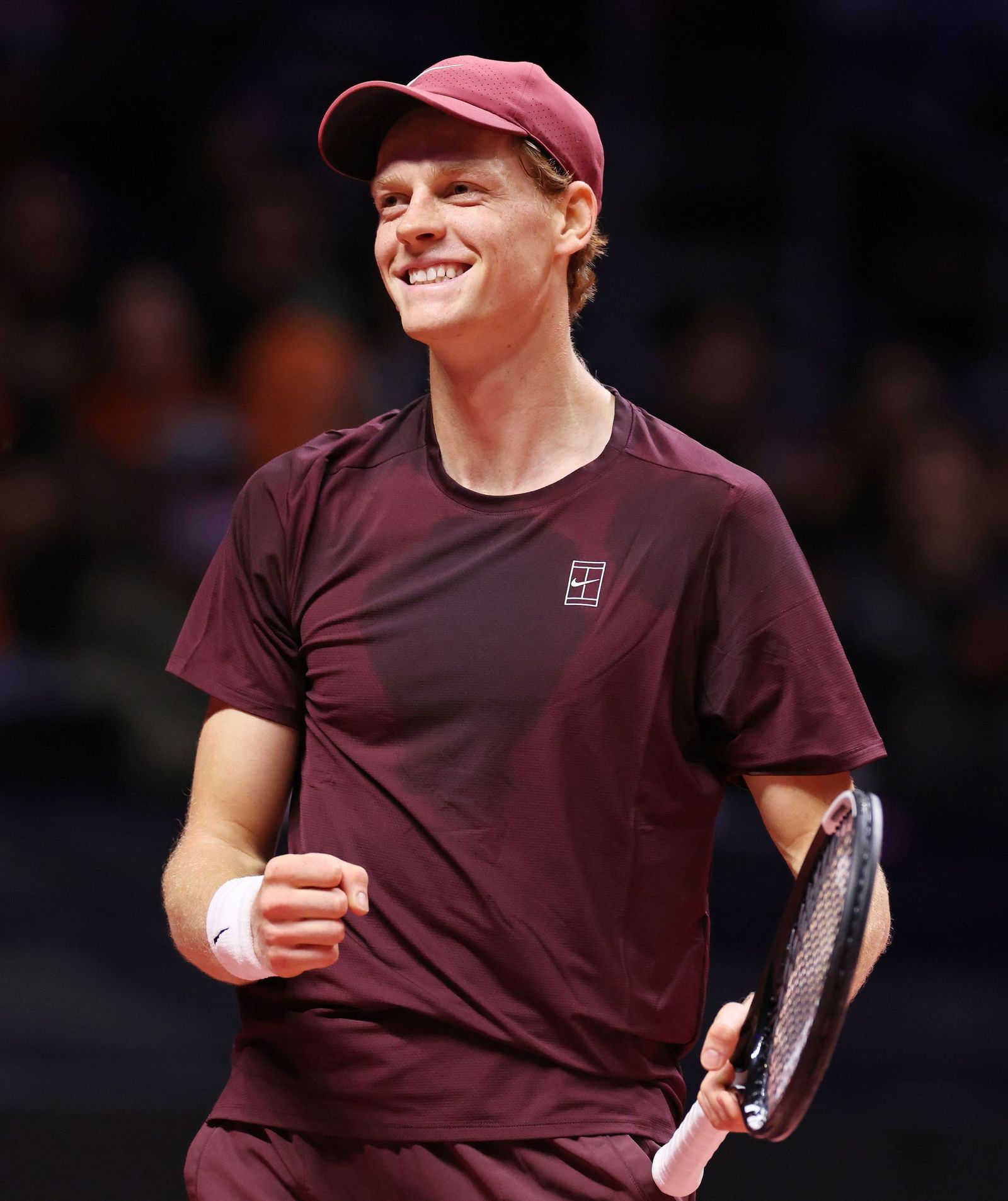 Las fotos de la exhibición entre Alcaraz y Sinner