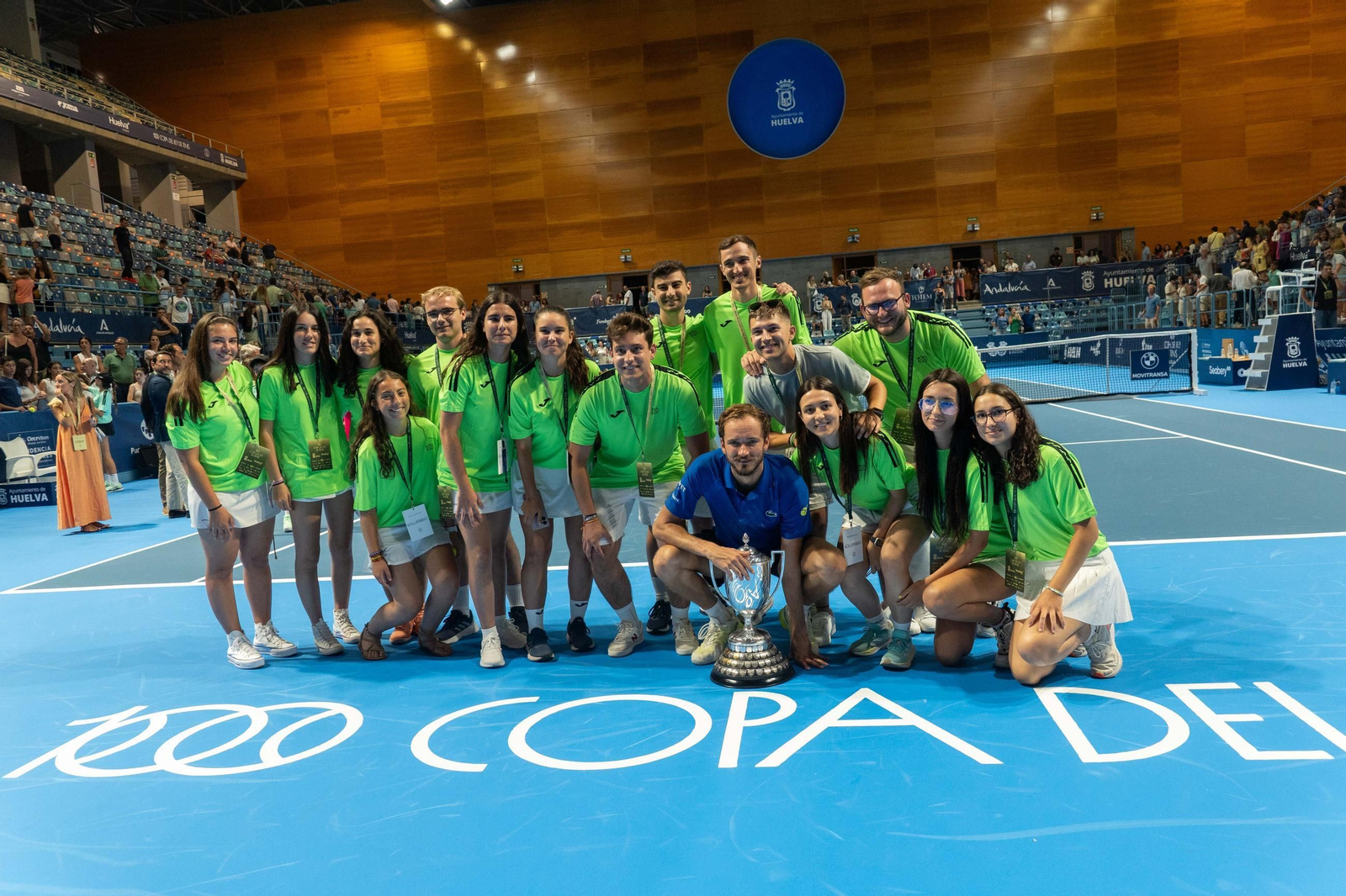 Imágenes de la final masculina de la Copa del Rey de tenis entre Daniil Medvedev y Alejandro Davidovich