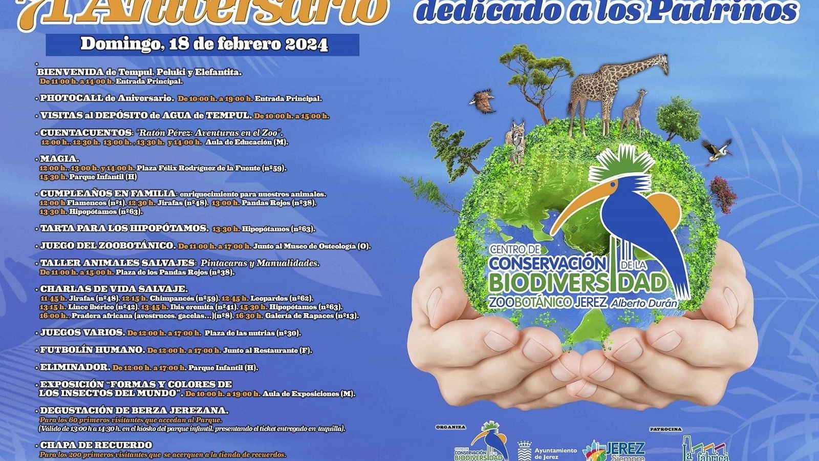 Programa de actividades del Zoo por su 71 cumpleaños. Programa de actividades del Zoo por su 71 cumpleaños.