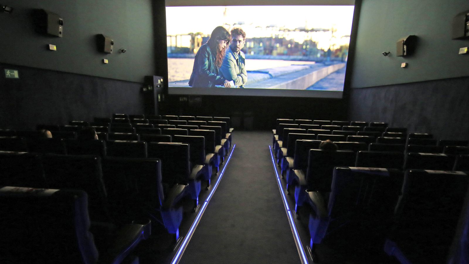 Una tarde con pocos espectadores