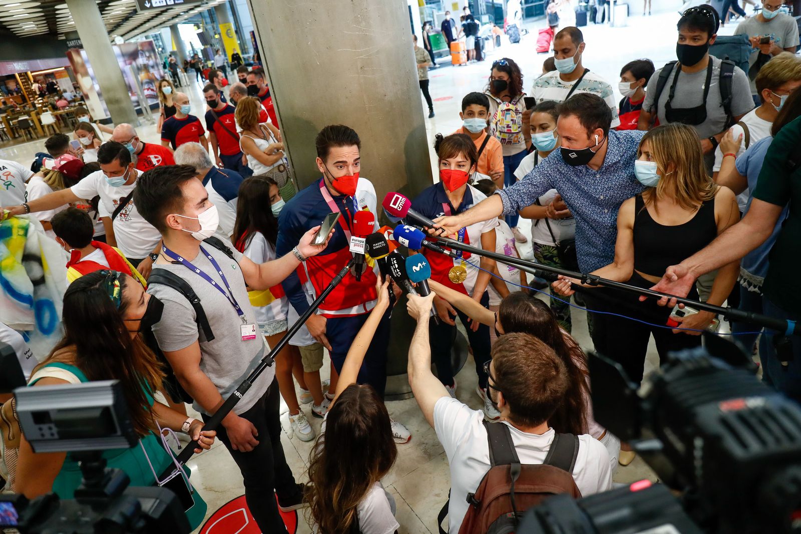 Fotos: El recibimiento en Madrid a Damián Quintero