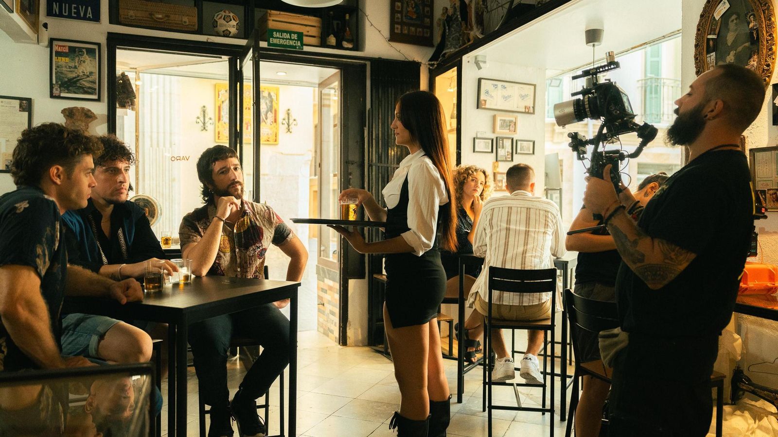 Rodaje de 'El Bar' en la Taberna Varo