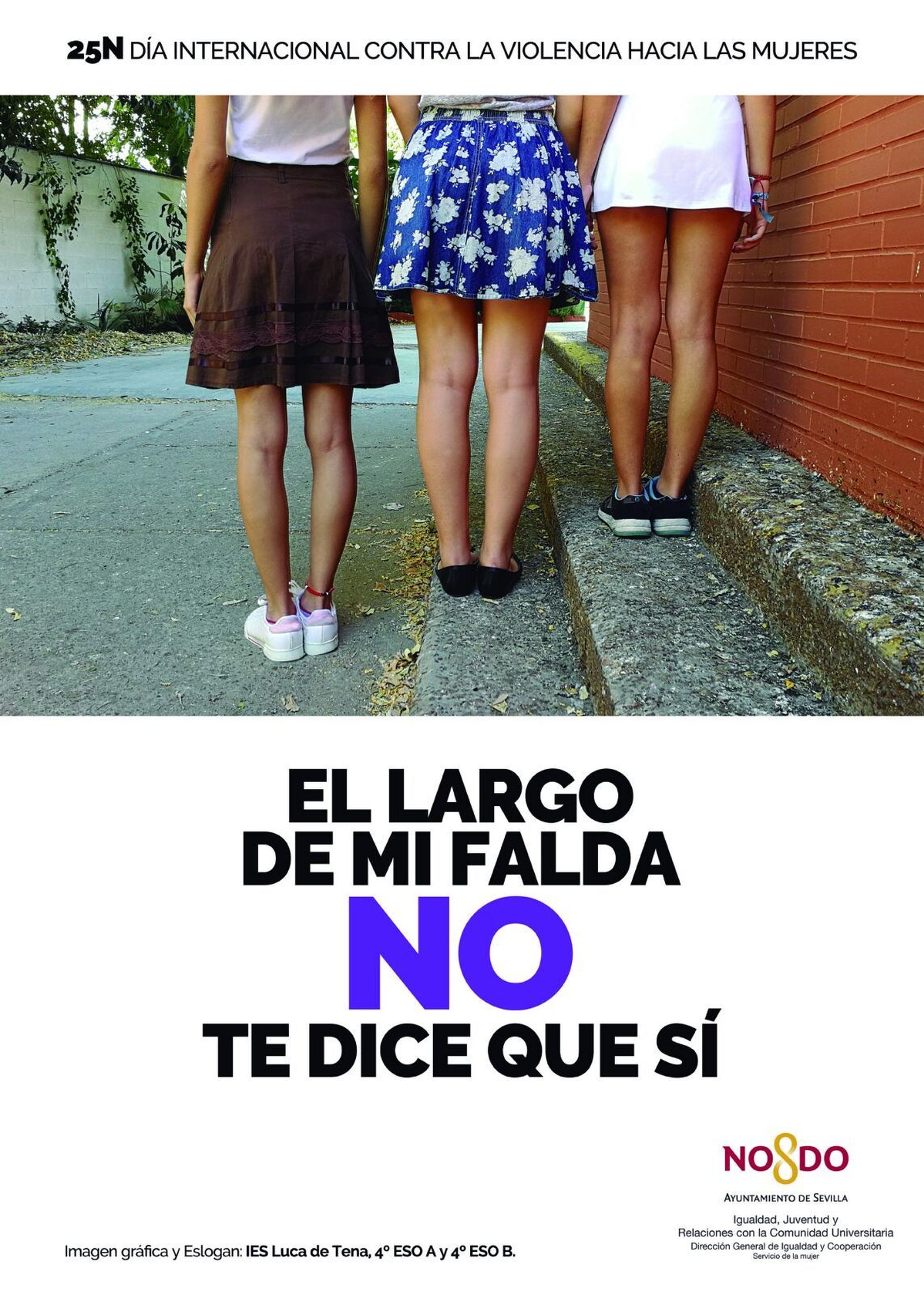 El cartel de la campaña por el Día Internacional con la Violencia hacia las Mujeres.