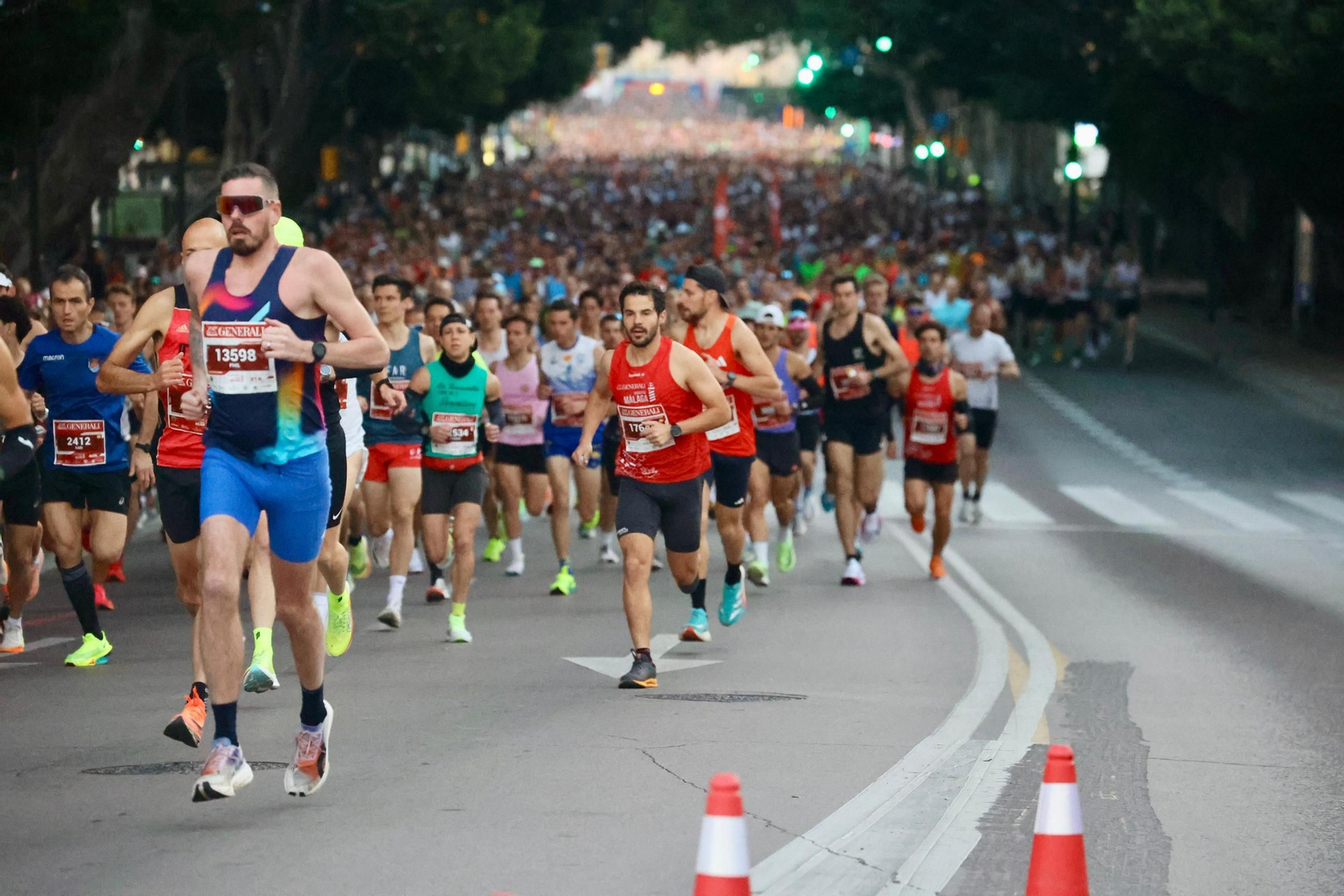 Las mejores fotos de la Maratón de Málaga 2024