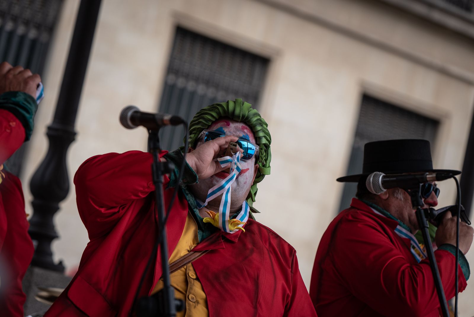 Imágenes de las actuaciones de carnaval en la Plaza de las Monjas