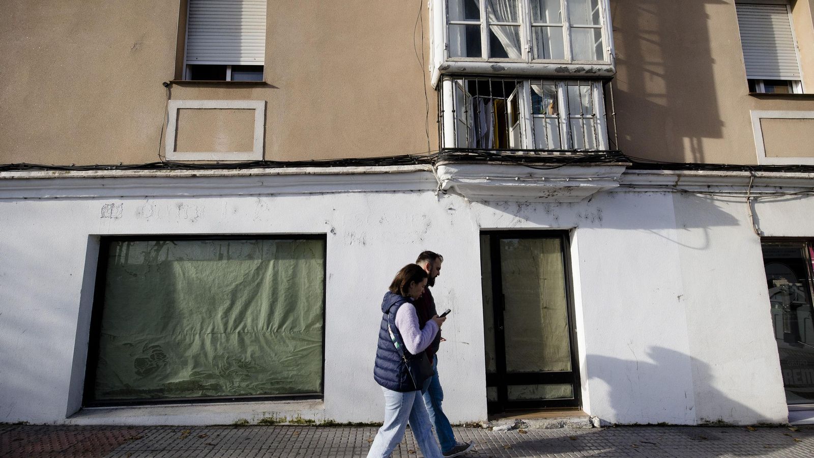 Uno de los locales ya cerrados.