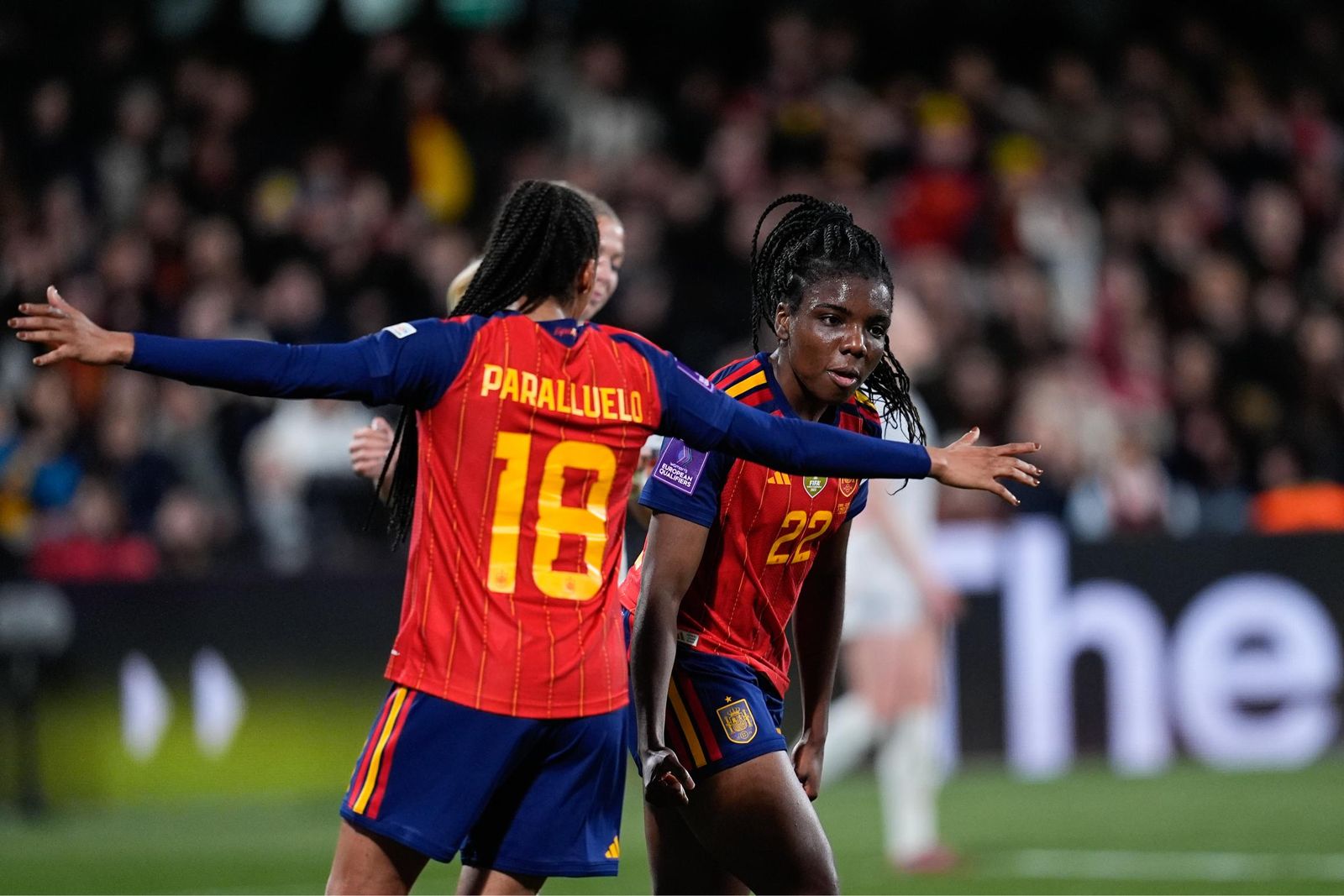 Las fotos del España-Islandia de fútbol femenino