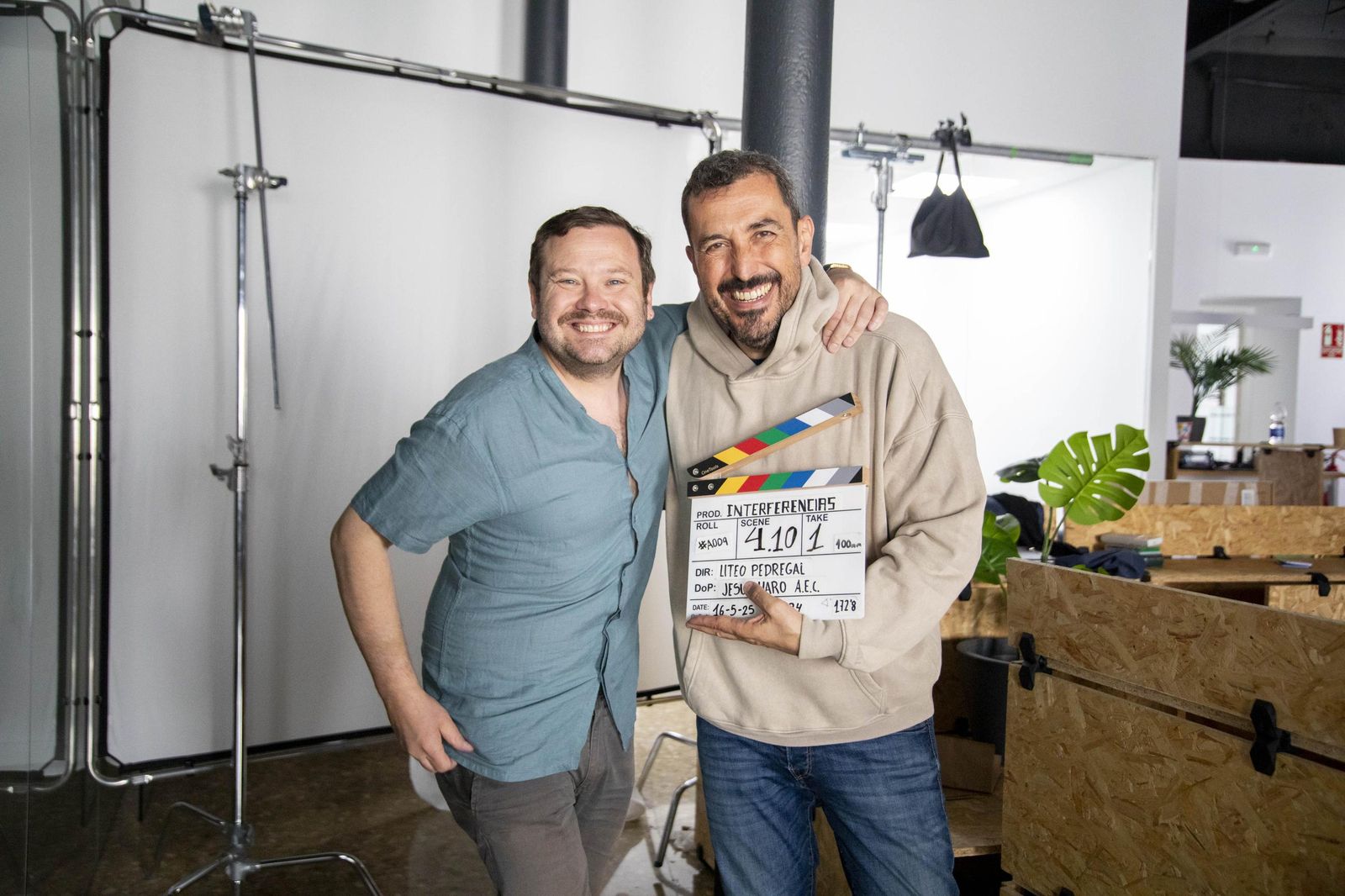 Las imágenes del rodaje del Corto Interferencias en Almería