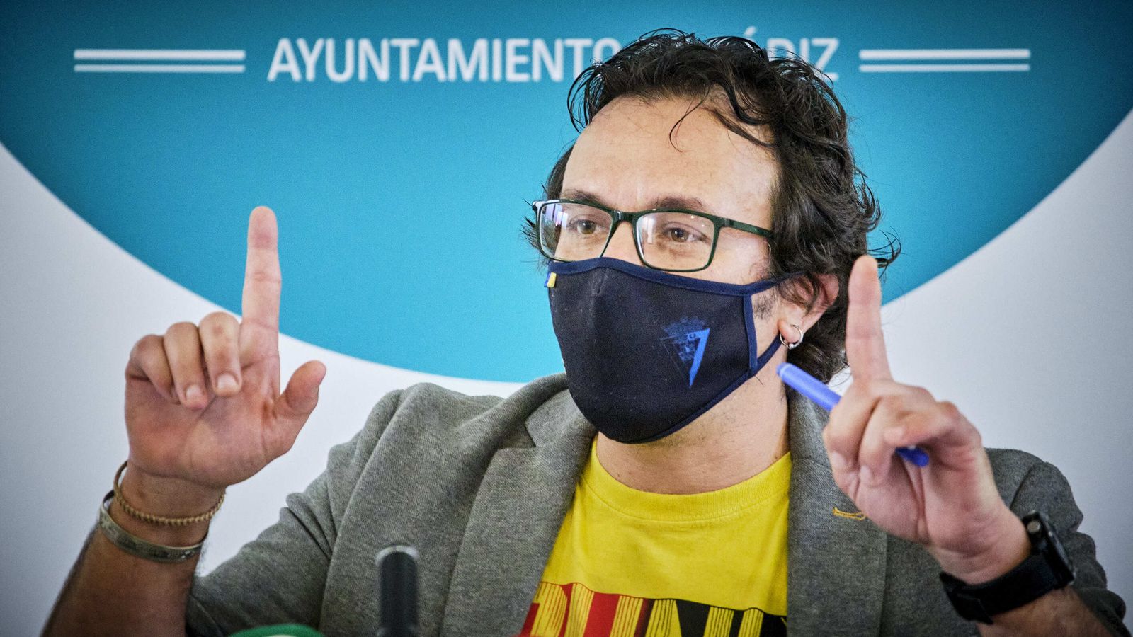 El alcalde de Cádiz, en su comparecencia del jueves.