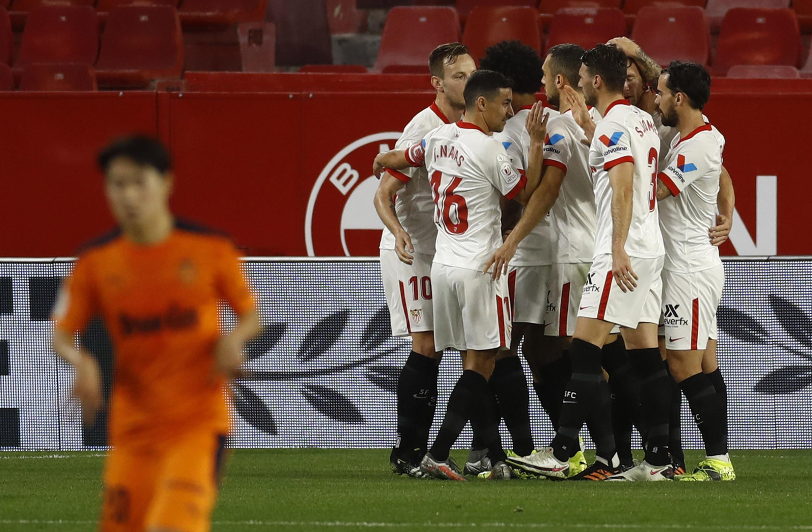 El Sevilla-Valencia de Copa del Rey, en imágenes