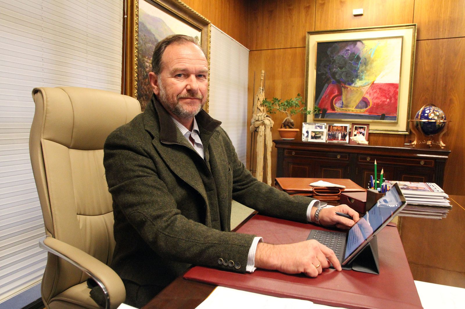 El presidente de la FOE, José Luis García-Palacios.