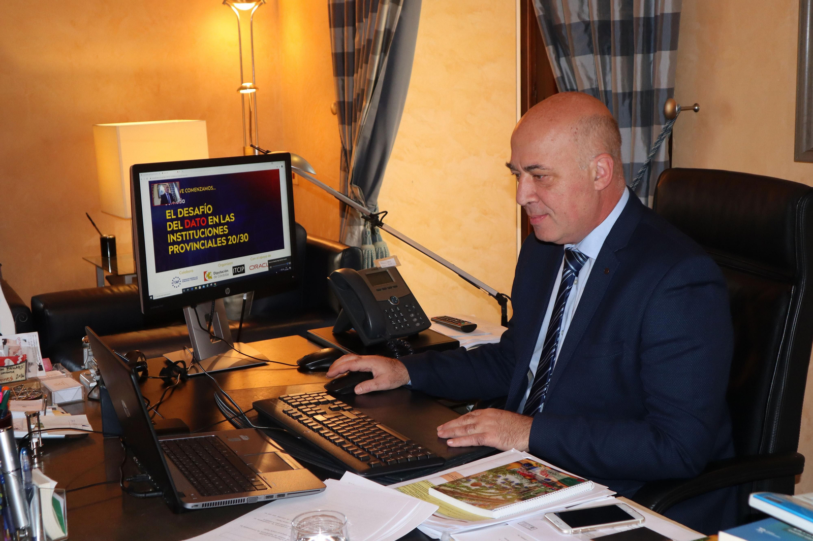 Antonio Ruiz, durante la inauguración de las jornadas.