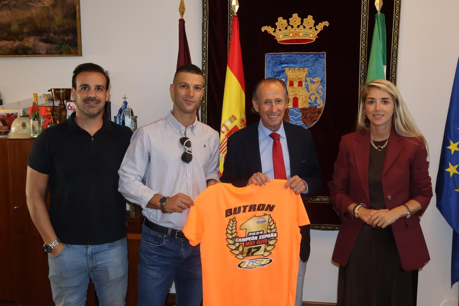 Una imagen de este acto, celebrado en Alcaldía.