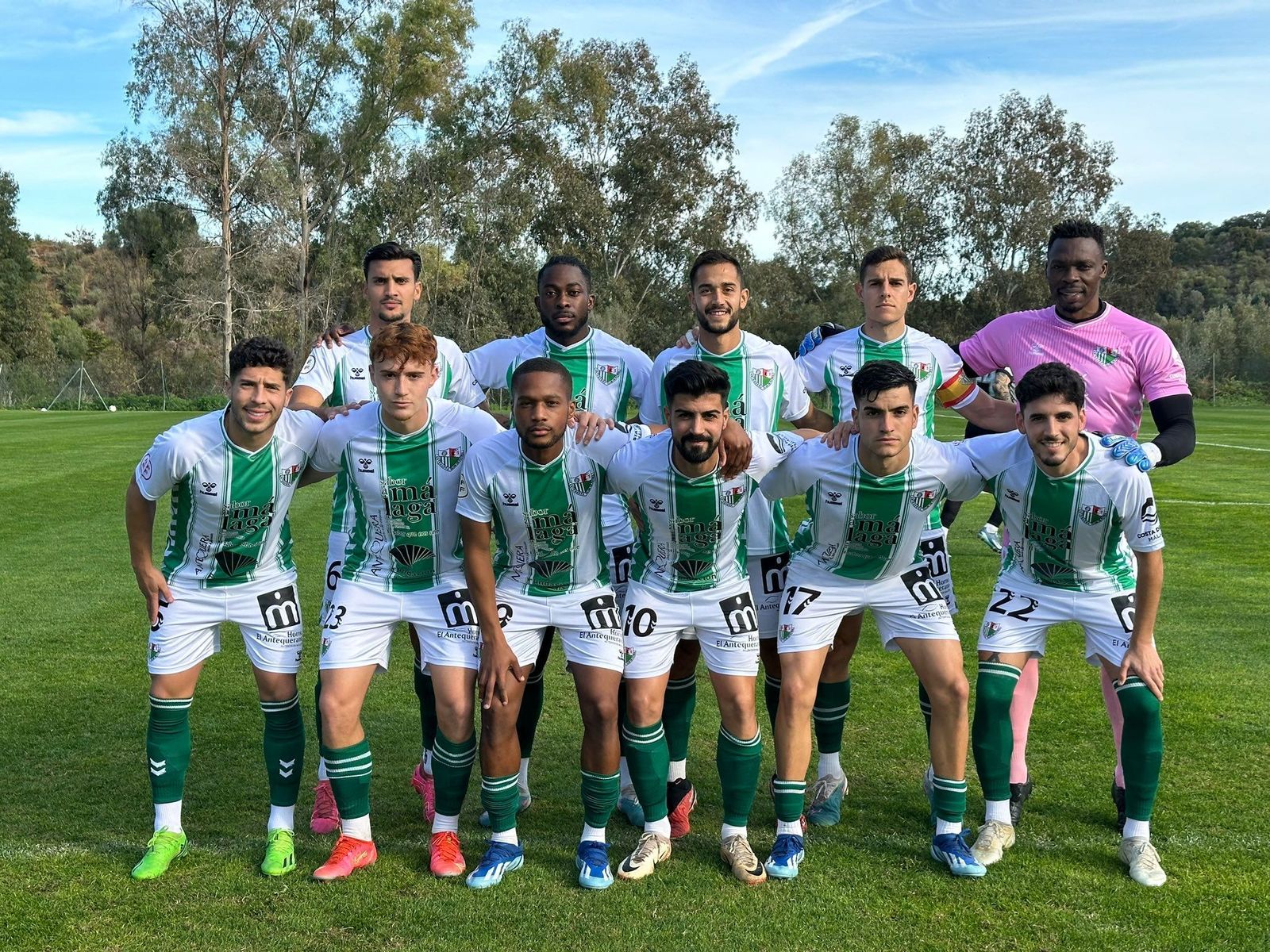 El once del Antequera en el último amistoso