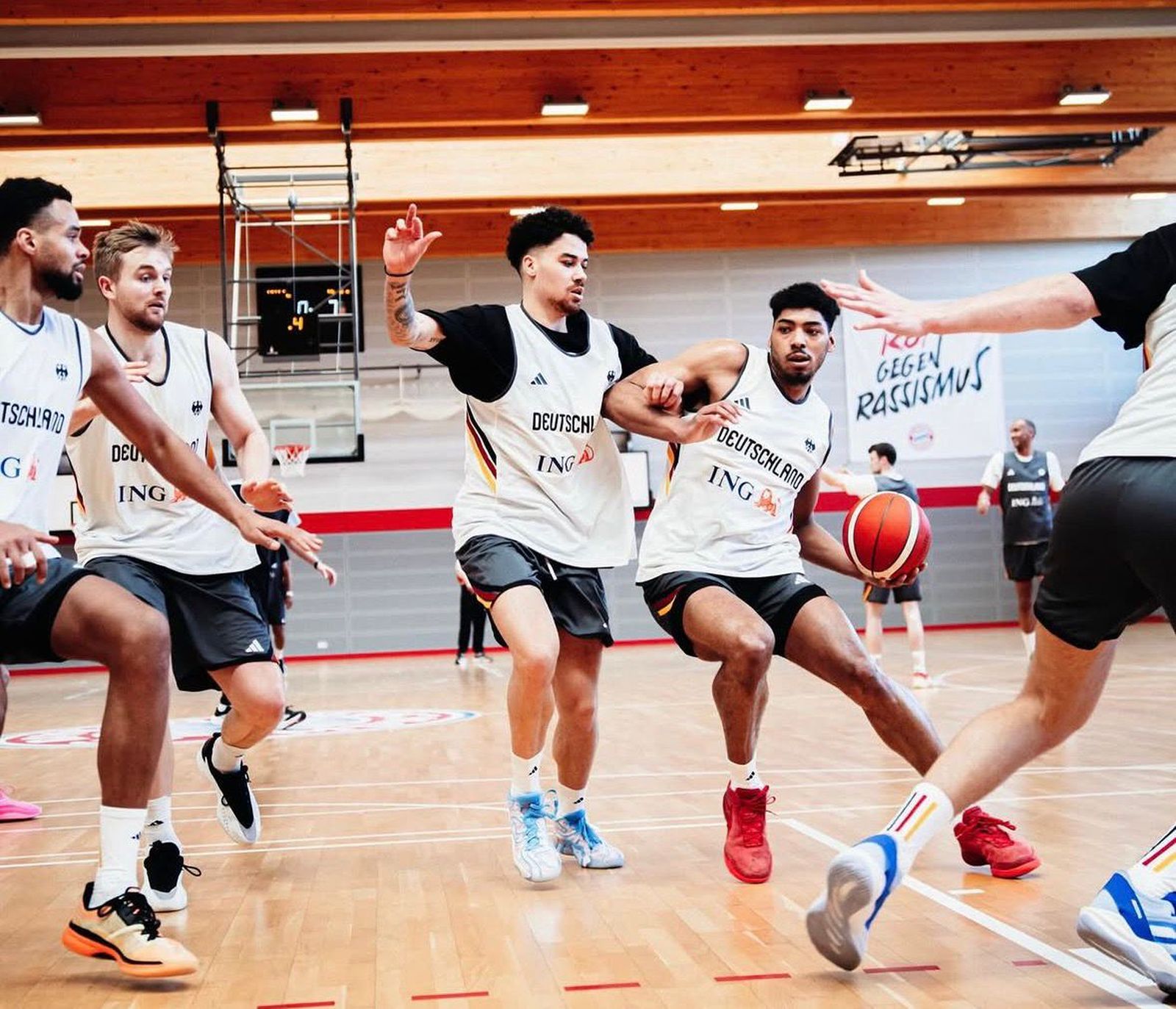 Alemania entrenaba esta semana.