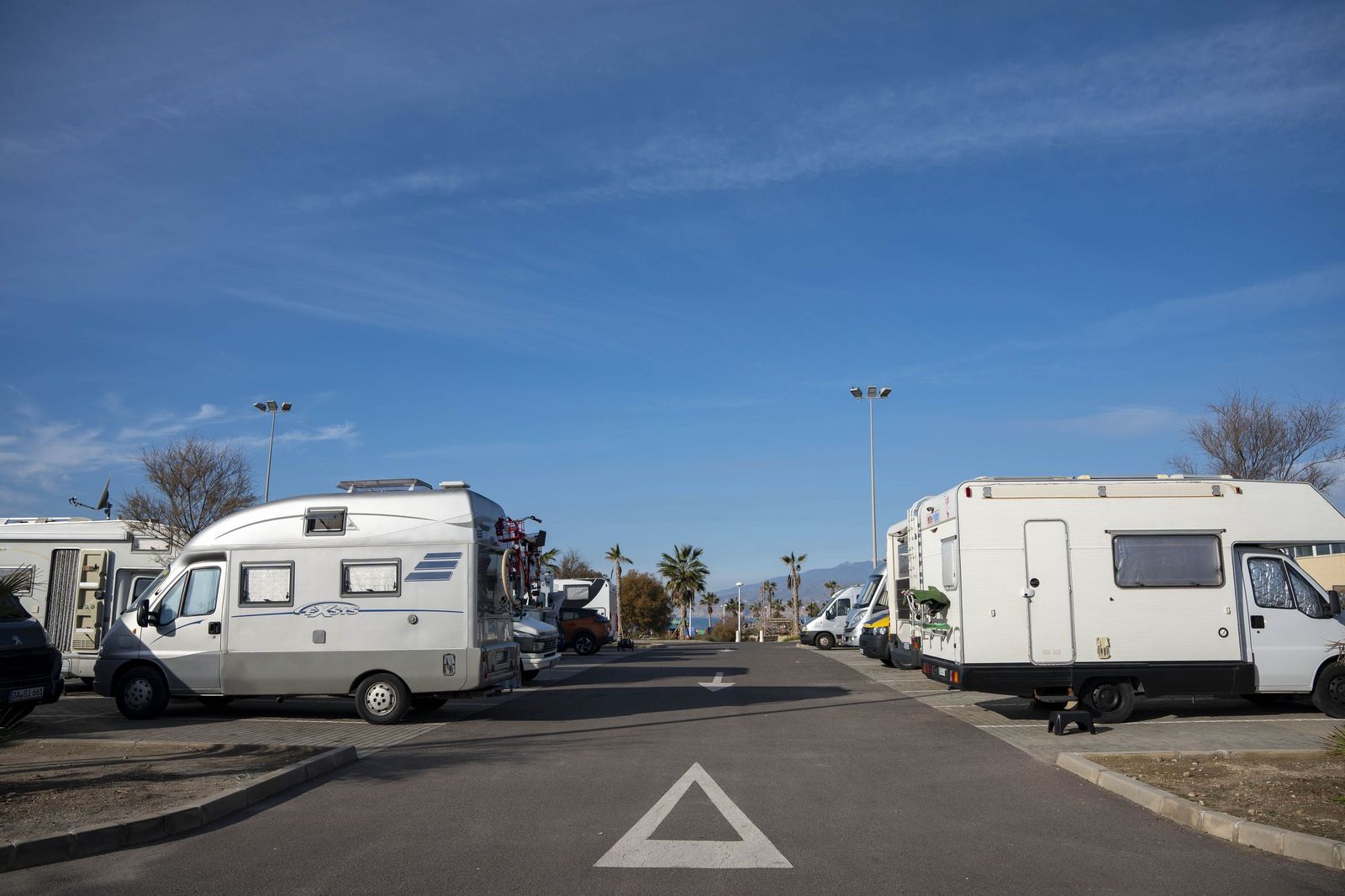 Las caravanas también están en el Delta del Andarax y la playa del Zapillo.