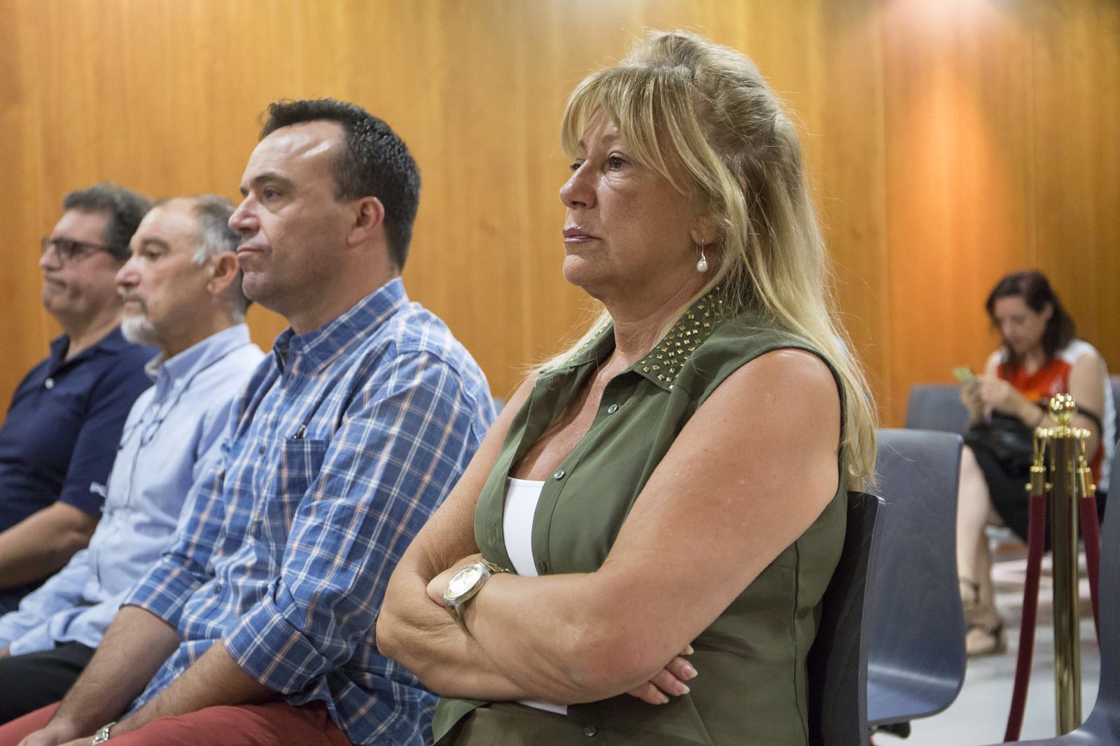 Yagüe ayer en el banquillo.