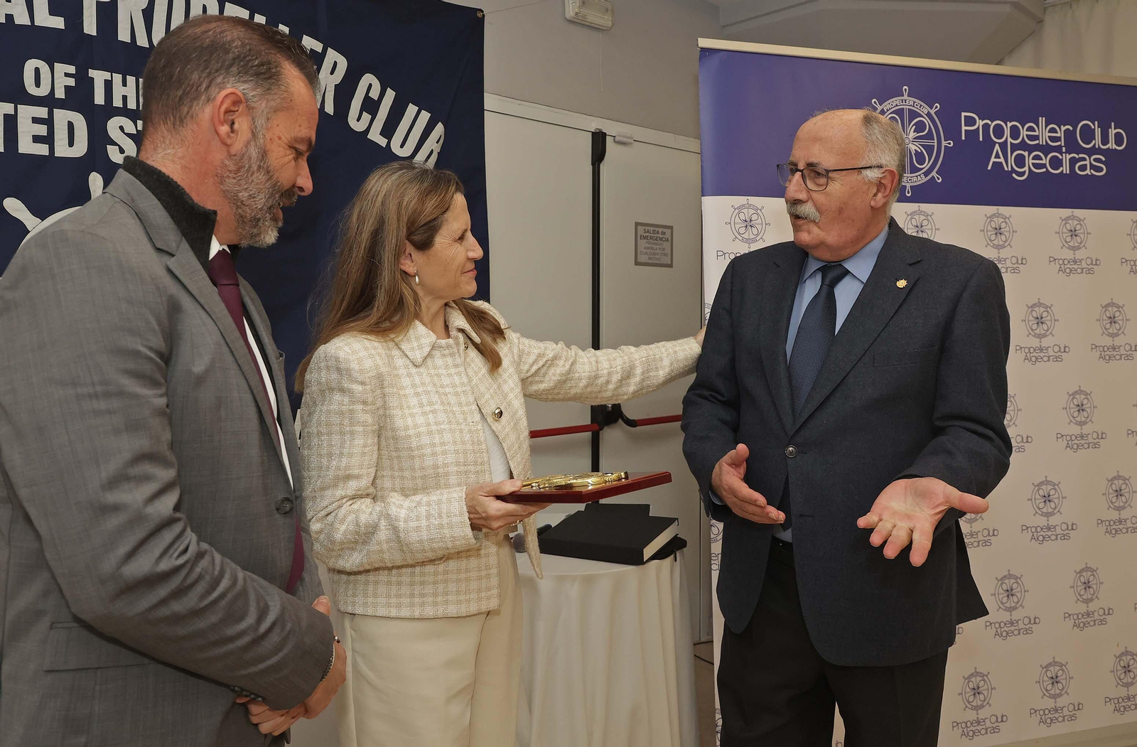 El almuerzo del Propeller Club de Algeciras con Pilar Jurado, en imágenes