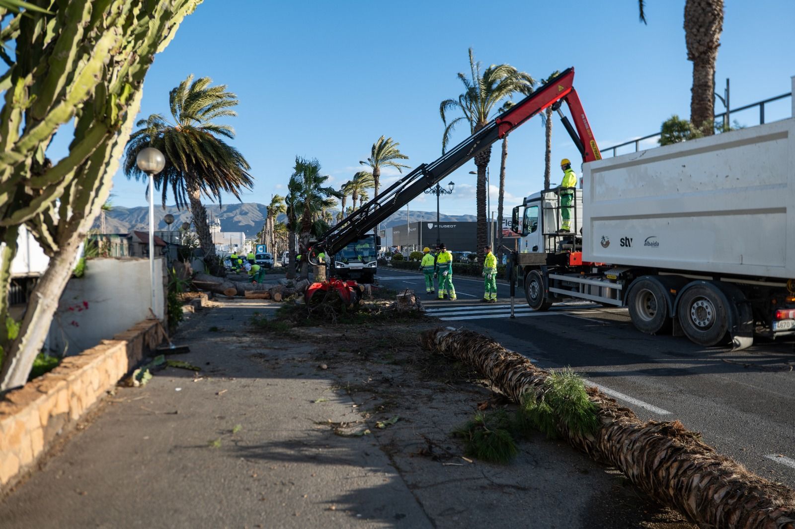 Roquetas planta cara a la borrasca Leonardo: un despliegue humano y técnico frente al temporal