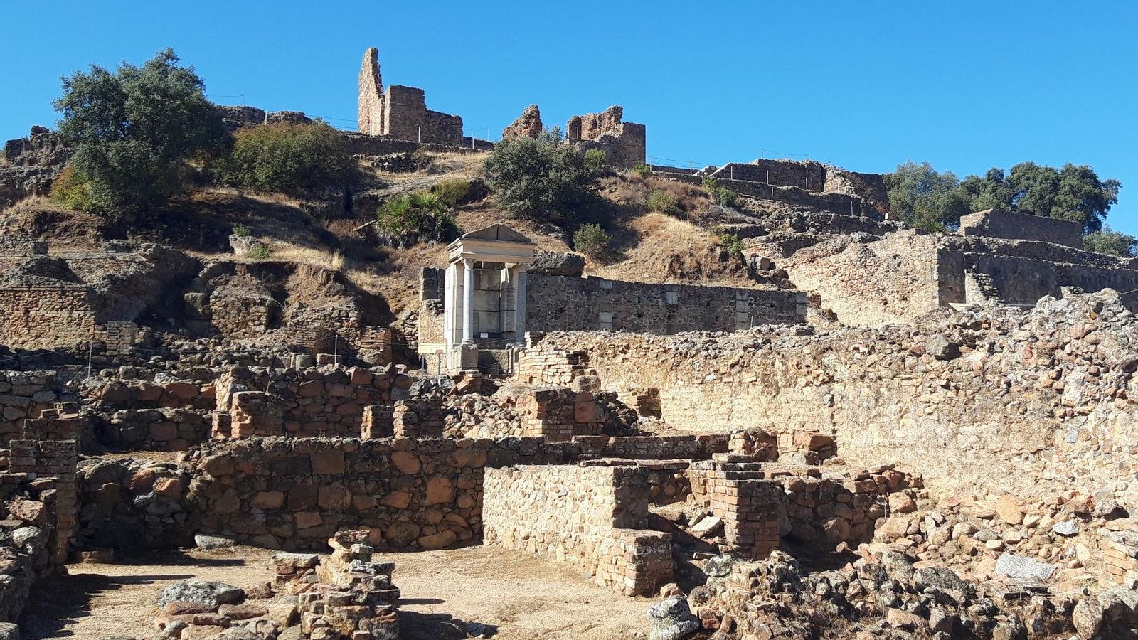Las ruinas romanas de Munigua.