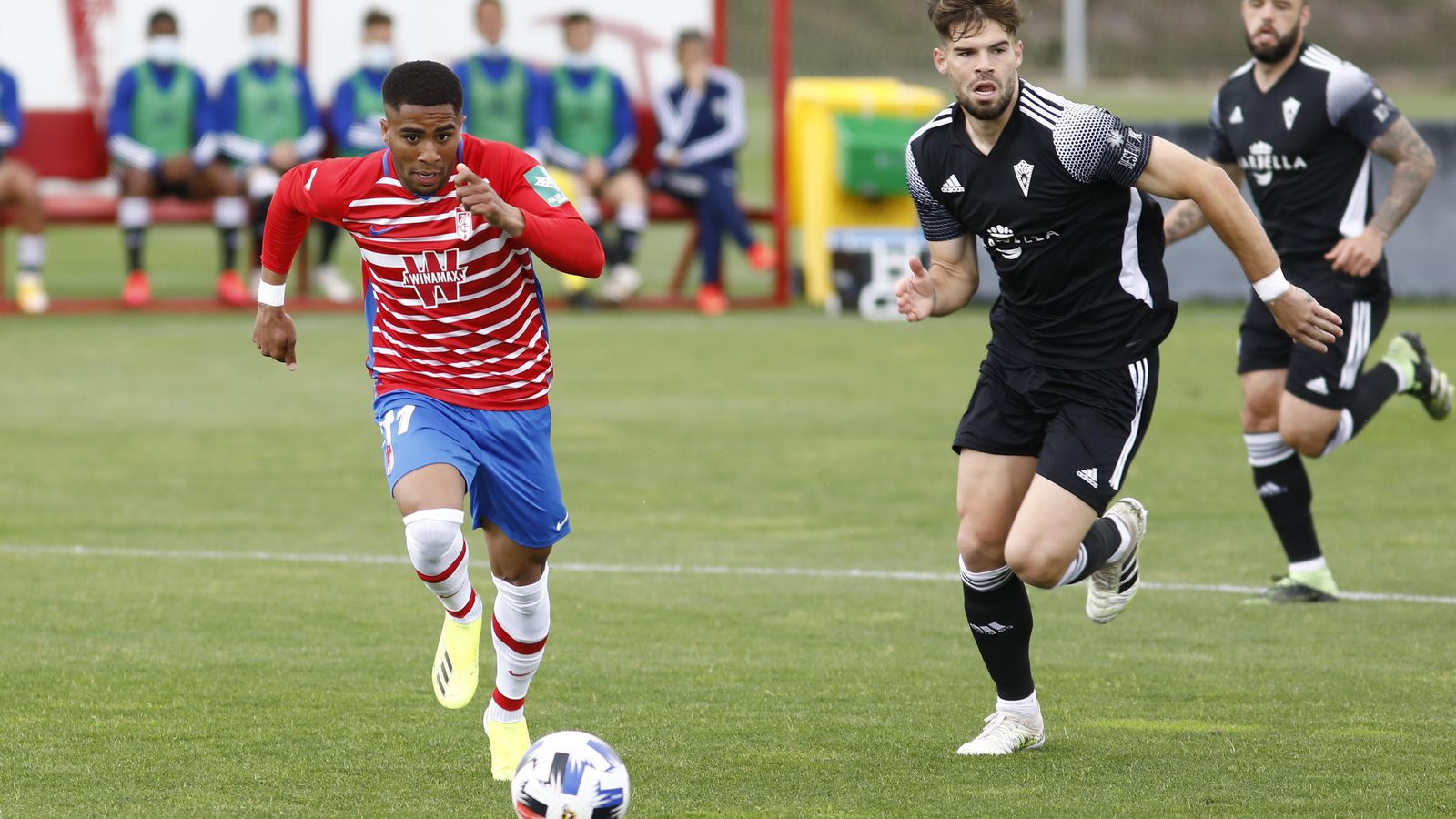 Caio es otro desde la llegada de Rubén Torrecilla al banquillo del Recreativo.