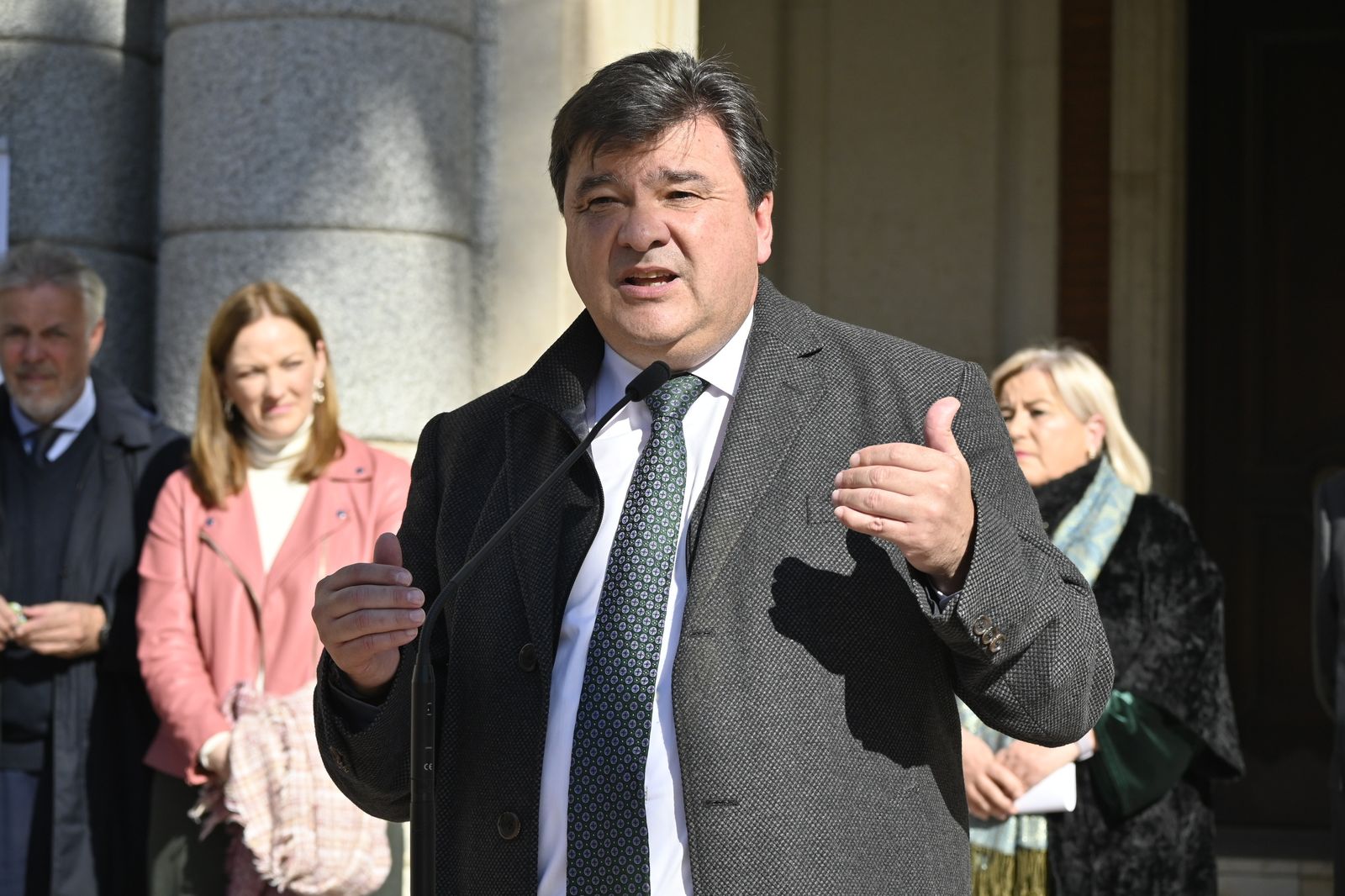 Imágenes de la lectura del llamamiento, del Día Mundial contra el Cancer.