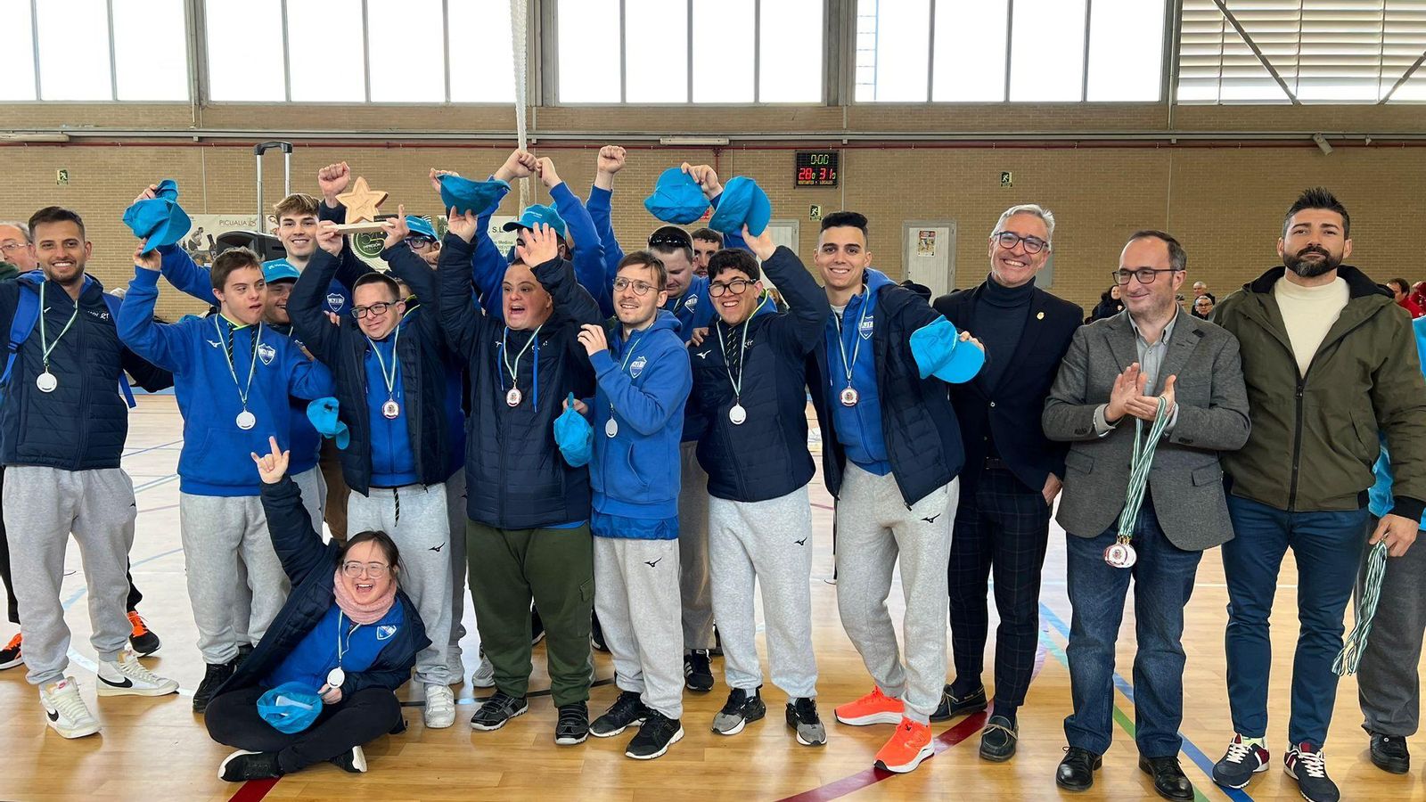 El club Envera, ganador de la categoría Habilidades.