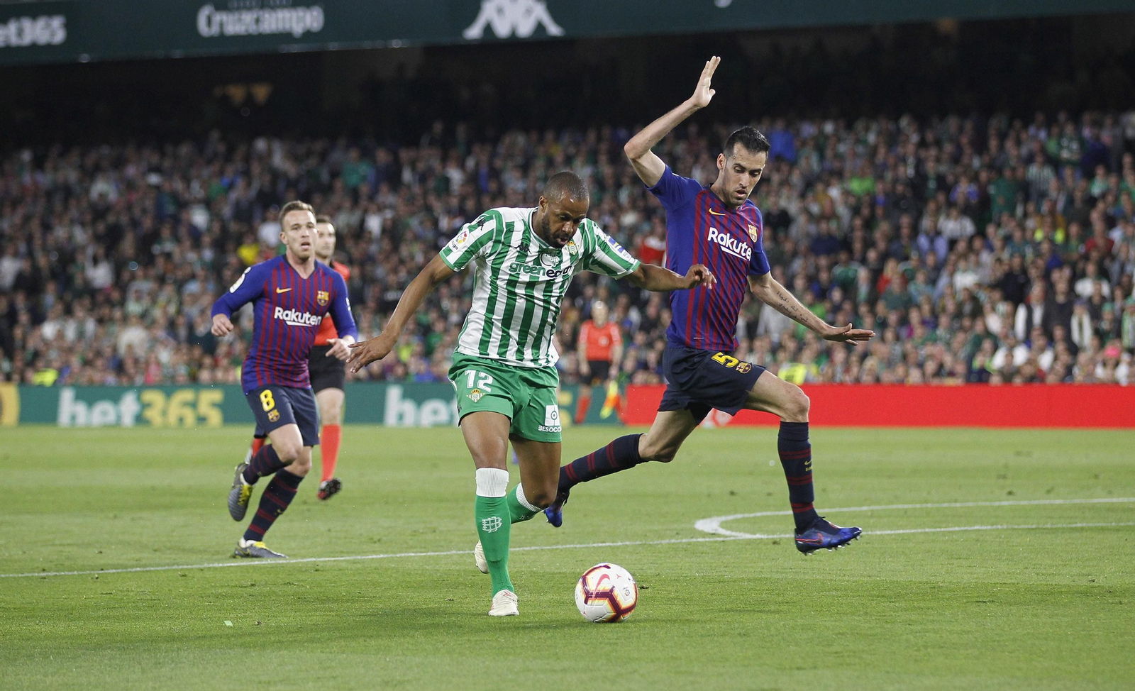 El Betis-Barcelona, en imágenes