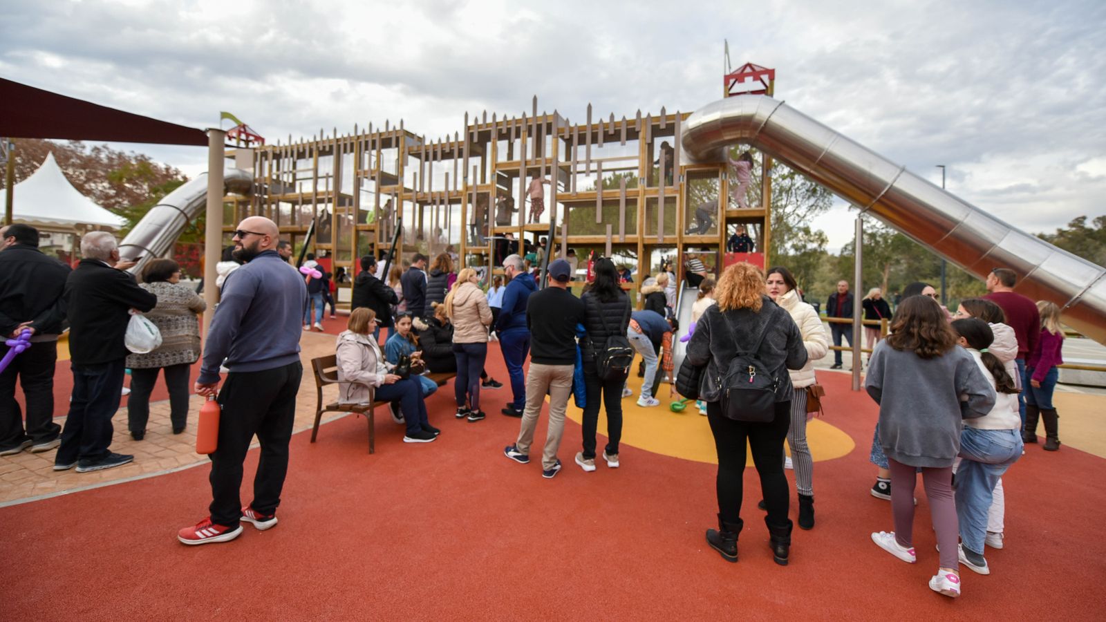 La inauguración del parque Barbésula en Guadiaro, en imágenes